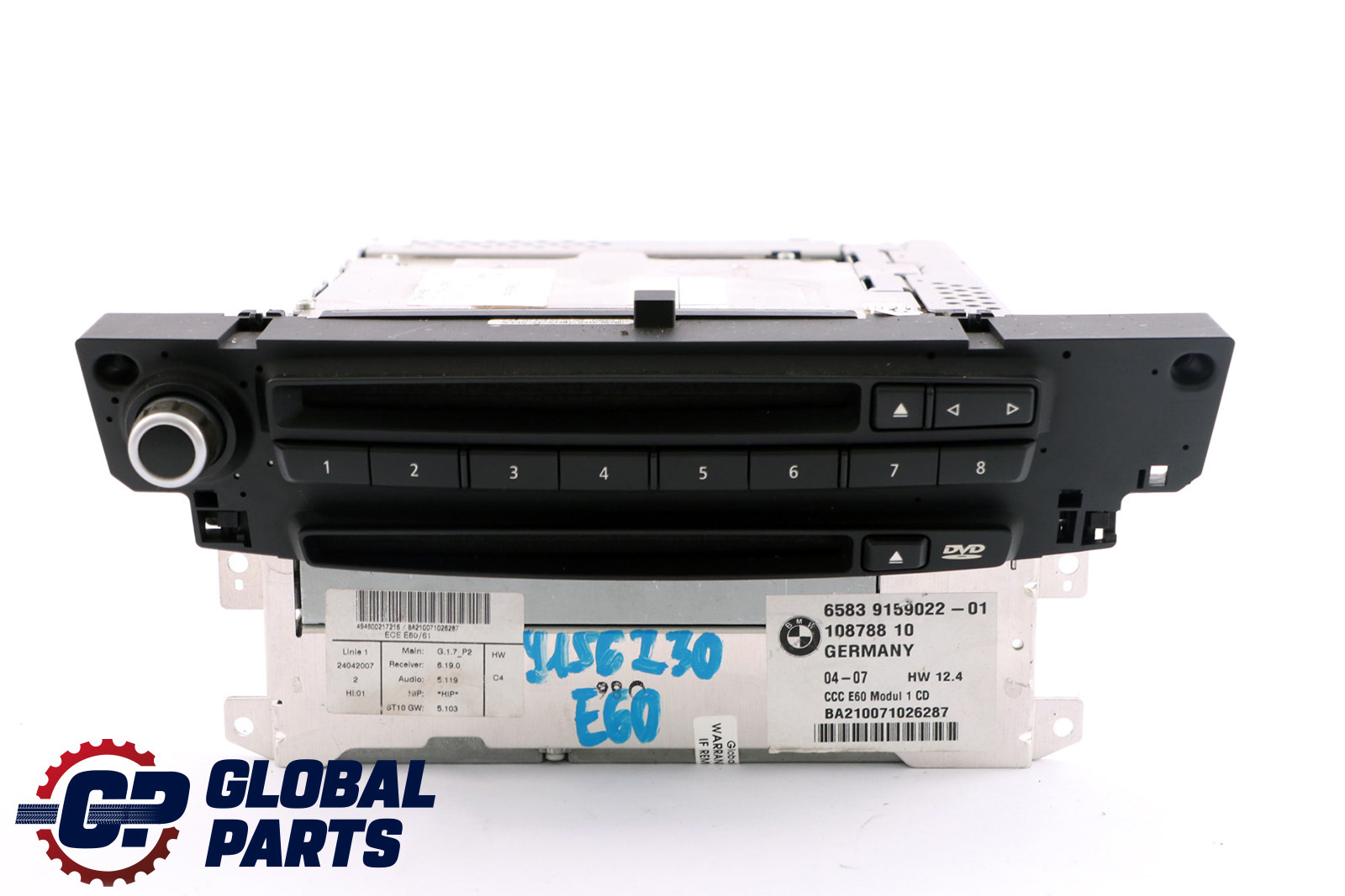 BMW E60 E61 E63 Professioneller CCC Navigationssystem Controller 9159022