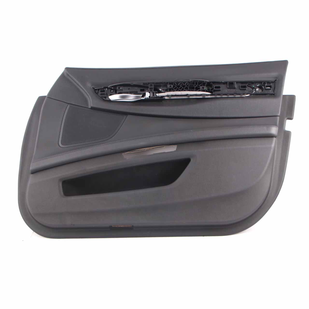 Door Card BMW F01 F02 Front Right O/S Trim Panel Cover Black Leather Dakota