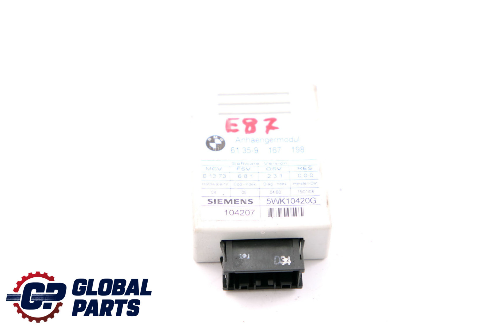 BMW 1 3 Series E81 E87 E92 E93 Towing Tow Bar Trailer Hook Module Control Unit