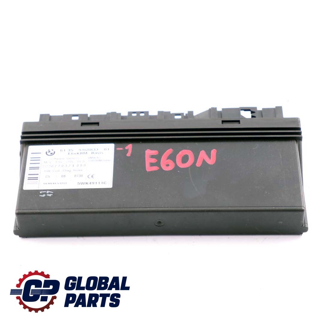 BMW 5 E60 LCI ECU Body Control Modul Einheit KBM Basis 9168833