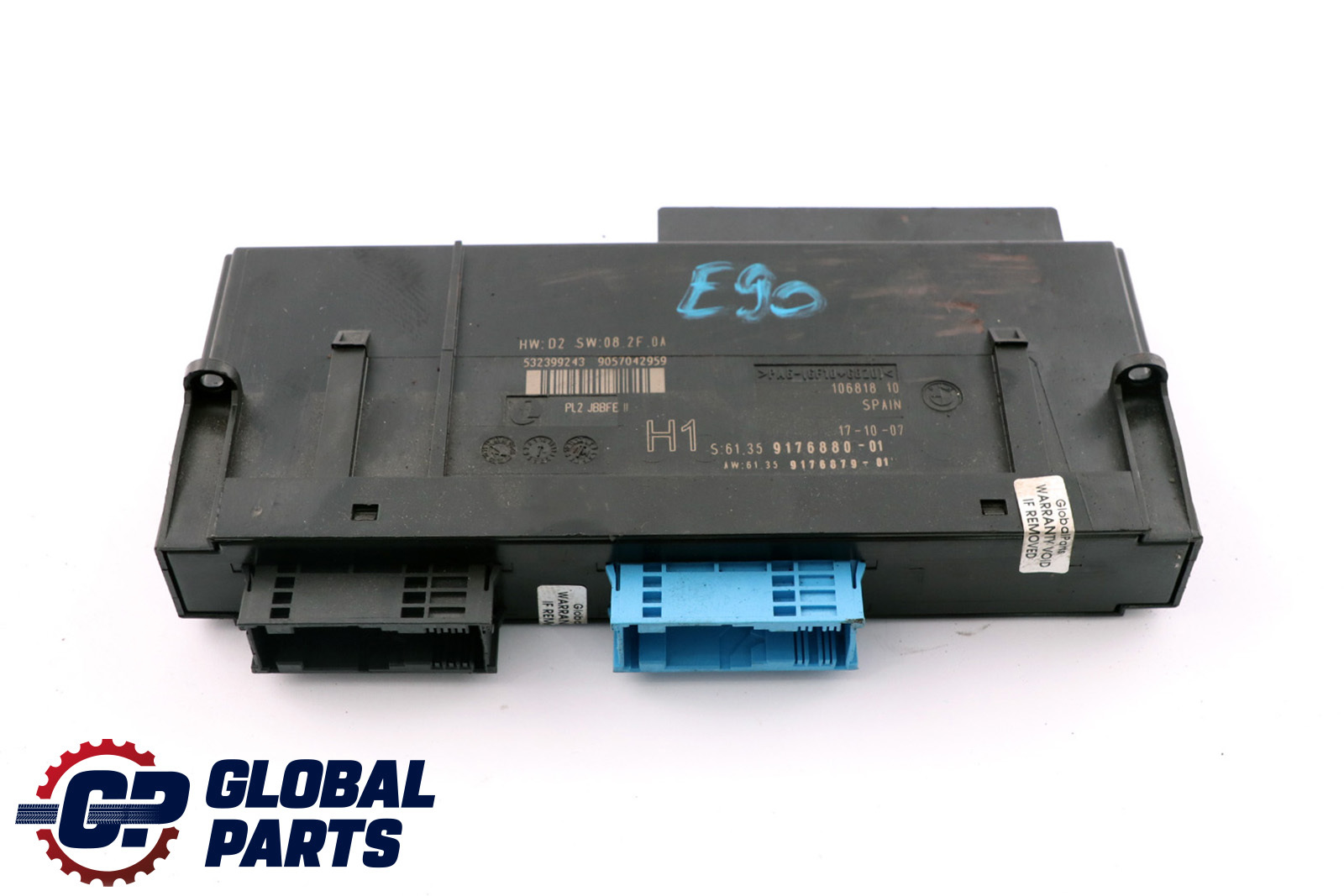 BMW 3 er E90 Karosseriesteuergerät BCM ECU Junction Box Fußraum 6135 9176880