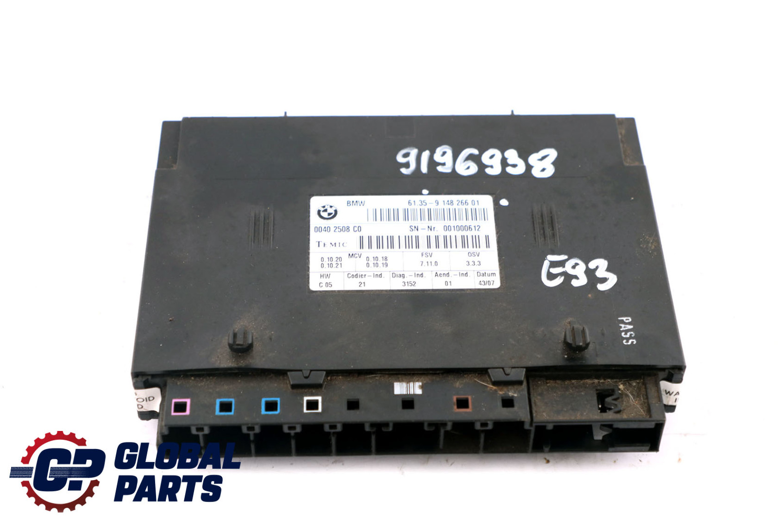 BMW 3 er E93 Sitzmodul Module 9148266