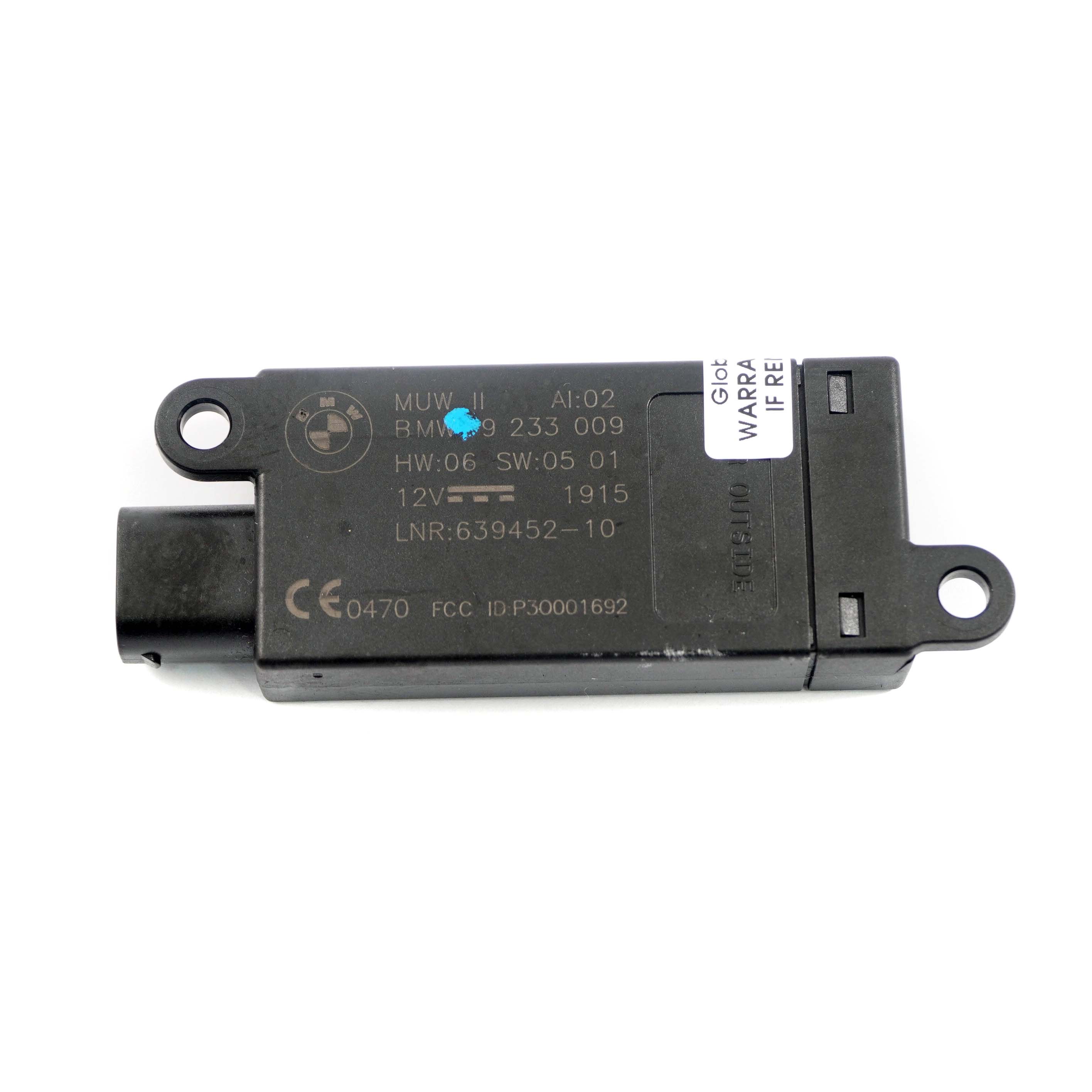 BMW 4 Series F33 F83 M4 Convertible DWA-Alarm System Module Unit ECU 9233009