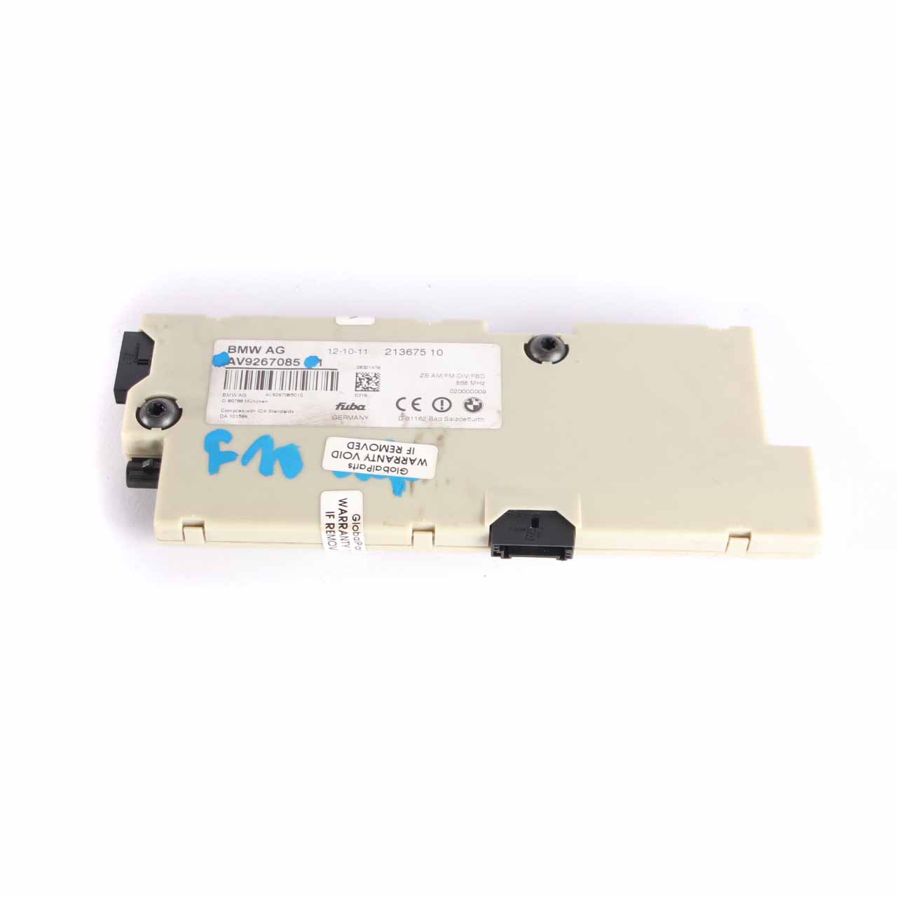 Antenna Amplifier BMW F01 F10 F13 Aeral Diversity 868 MHZ Control Unit 9267085