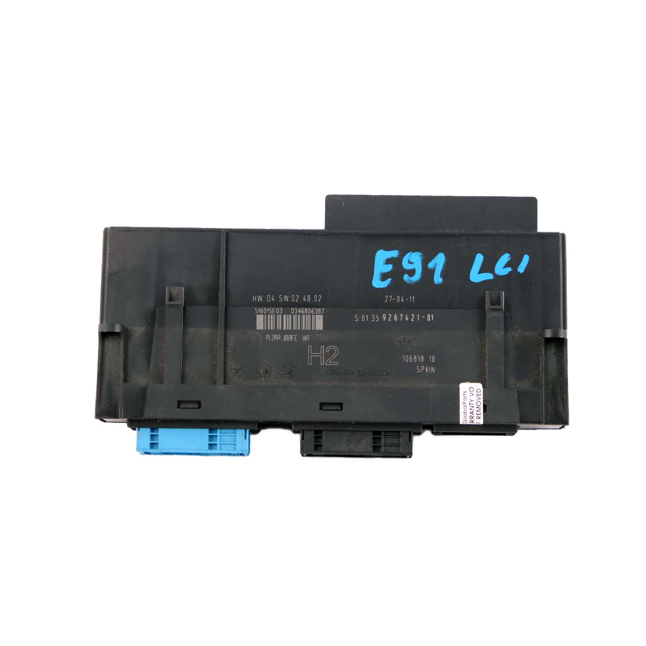 BMW 3 E93 LCI ECU Body Control Module M Anschlussdose PL2RR JBBFE IIIR 9364819