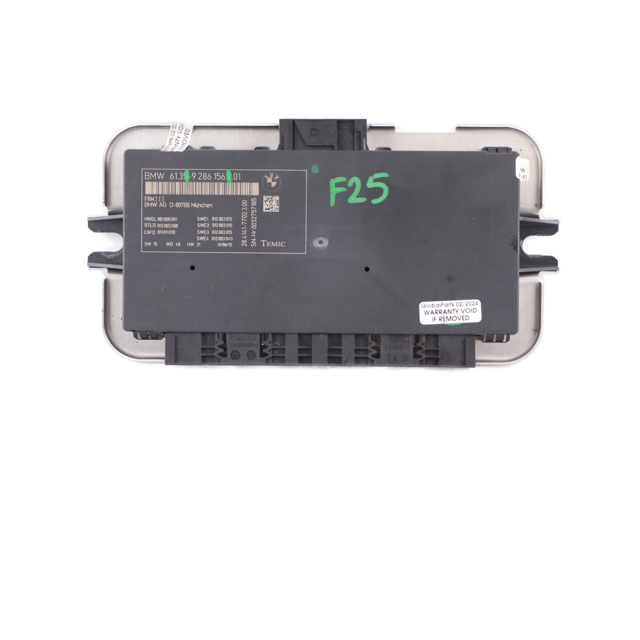 BMW X3 F25 Fußraum leuchte Modul Steuergerät ECU FRM3 9394669