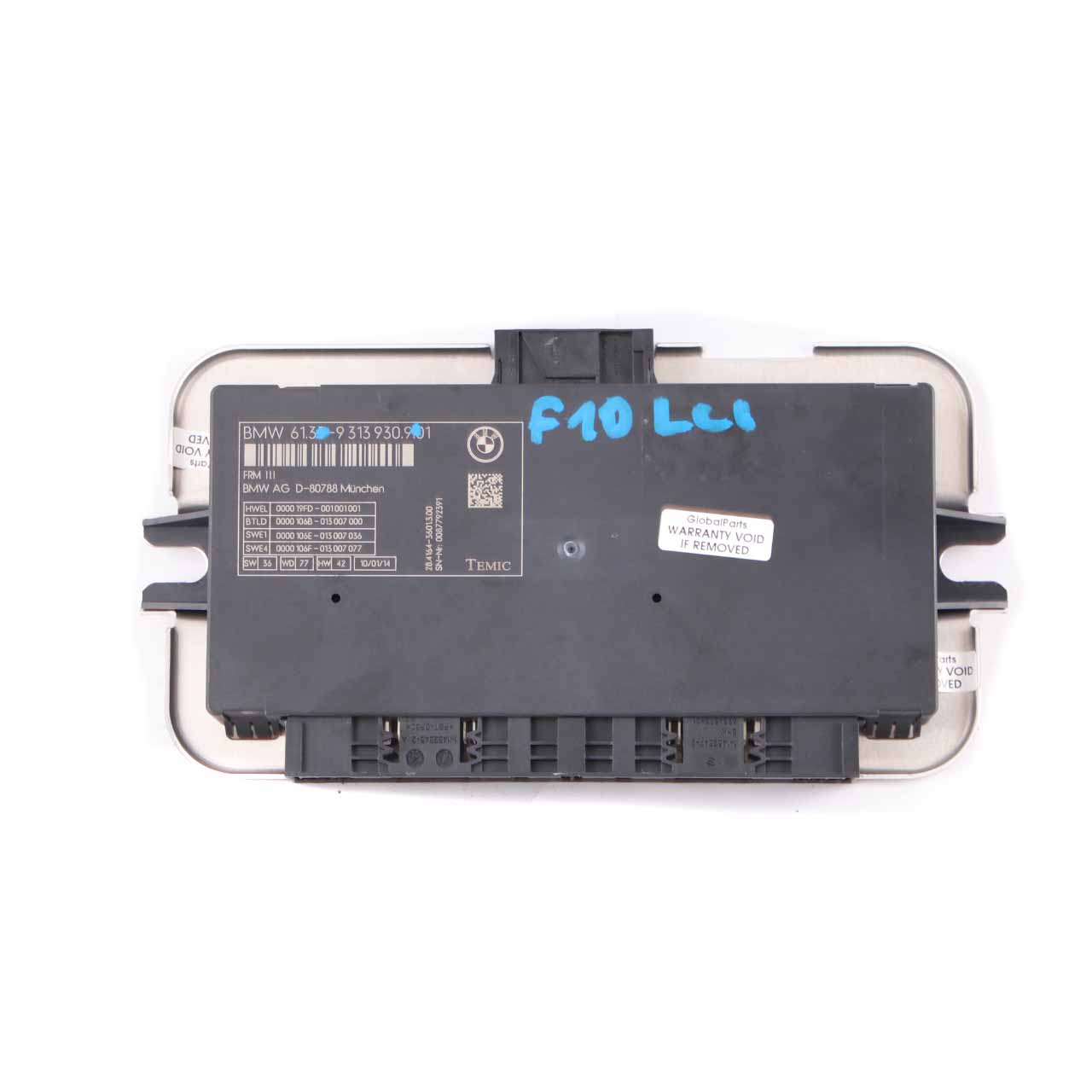 Lichtmodul BMW F10 LCI Steuerung Fußraumbeleuchtung ECU Einheit FRM3 9313930