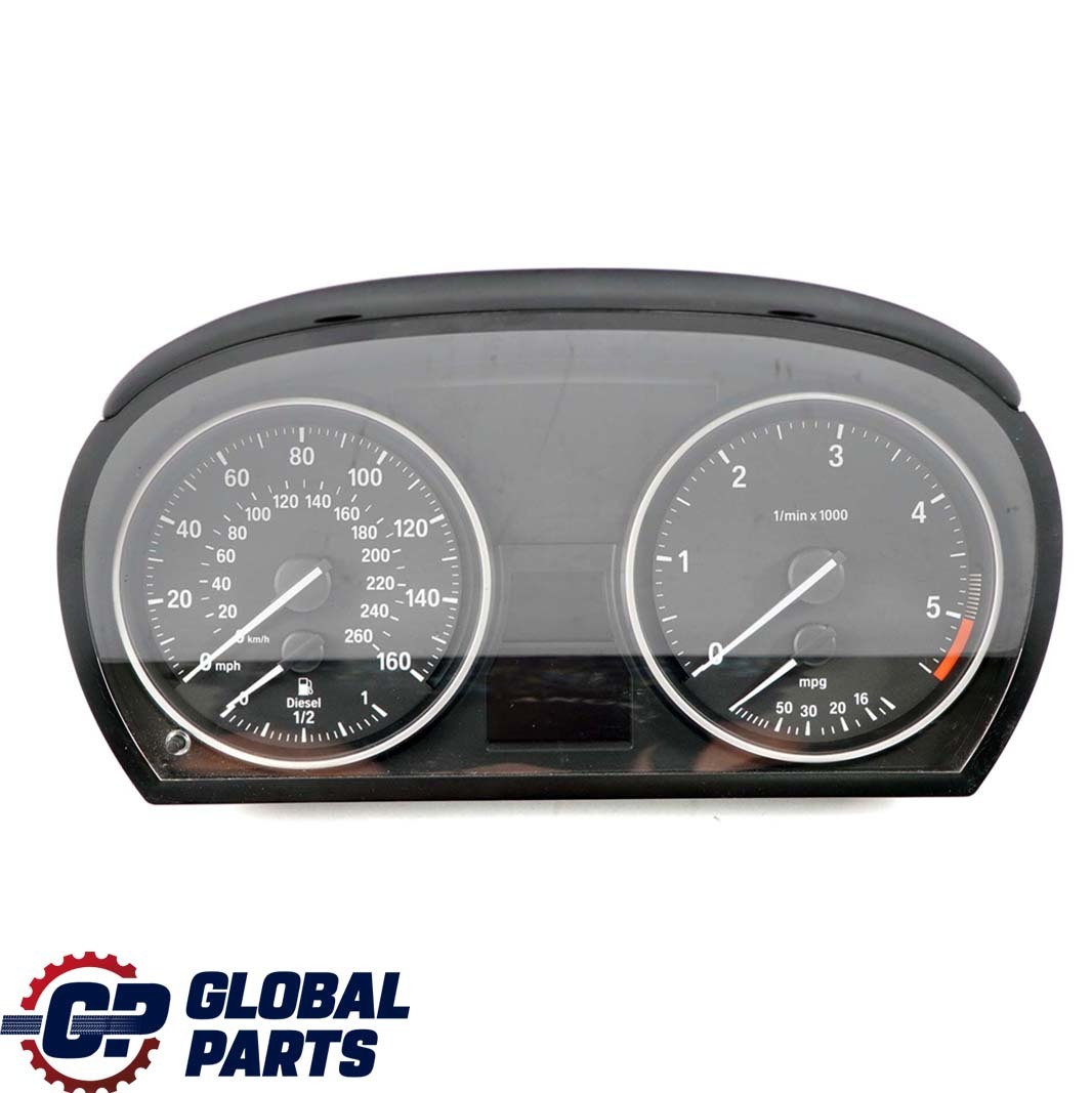 £*BMW 3 Series E90 E91 E92 Diesel Manual Instrument Speedometer Clocks 9316154