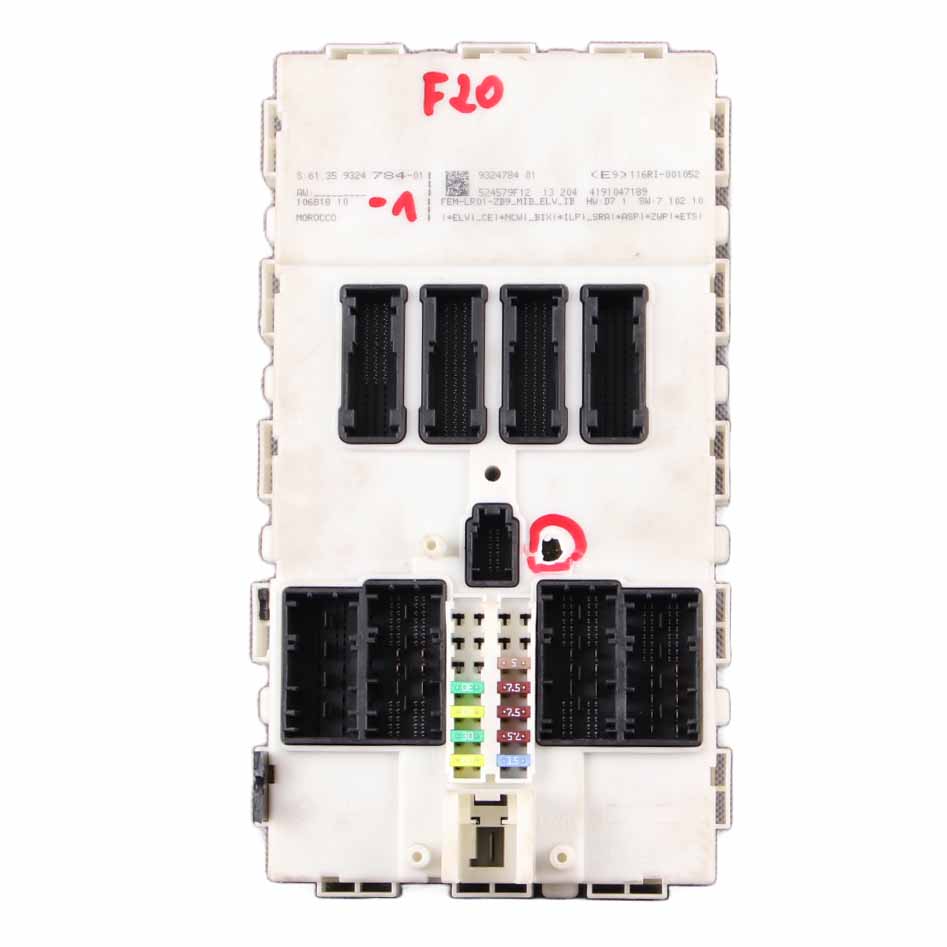 BMW F20 F21 F22 F30 F31 F32 F36 Modul Steuergerät FEM LR01 ECU 9324784