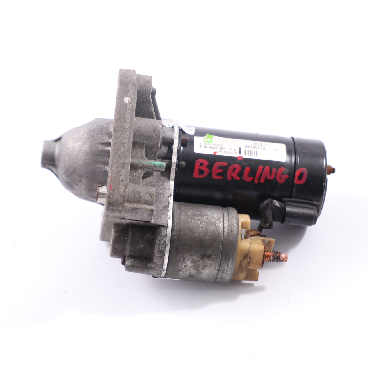 Starter Motor Citroen Berlingo Peugeot Partner Engine Diesel 1.6 HDI 9640825280