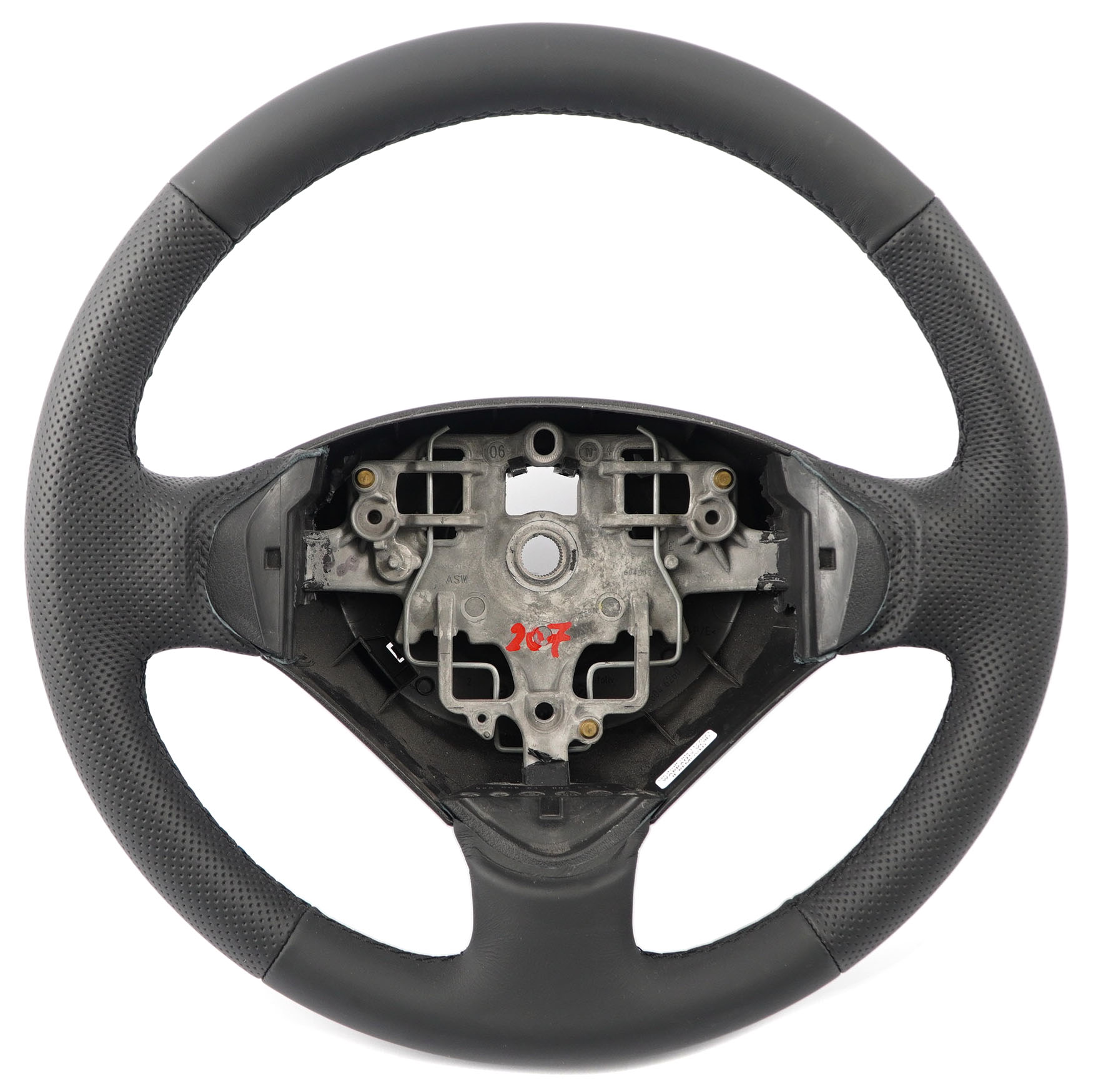 Peugeot 207 Steering Wheel NEW Black Leather 96500663