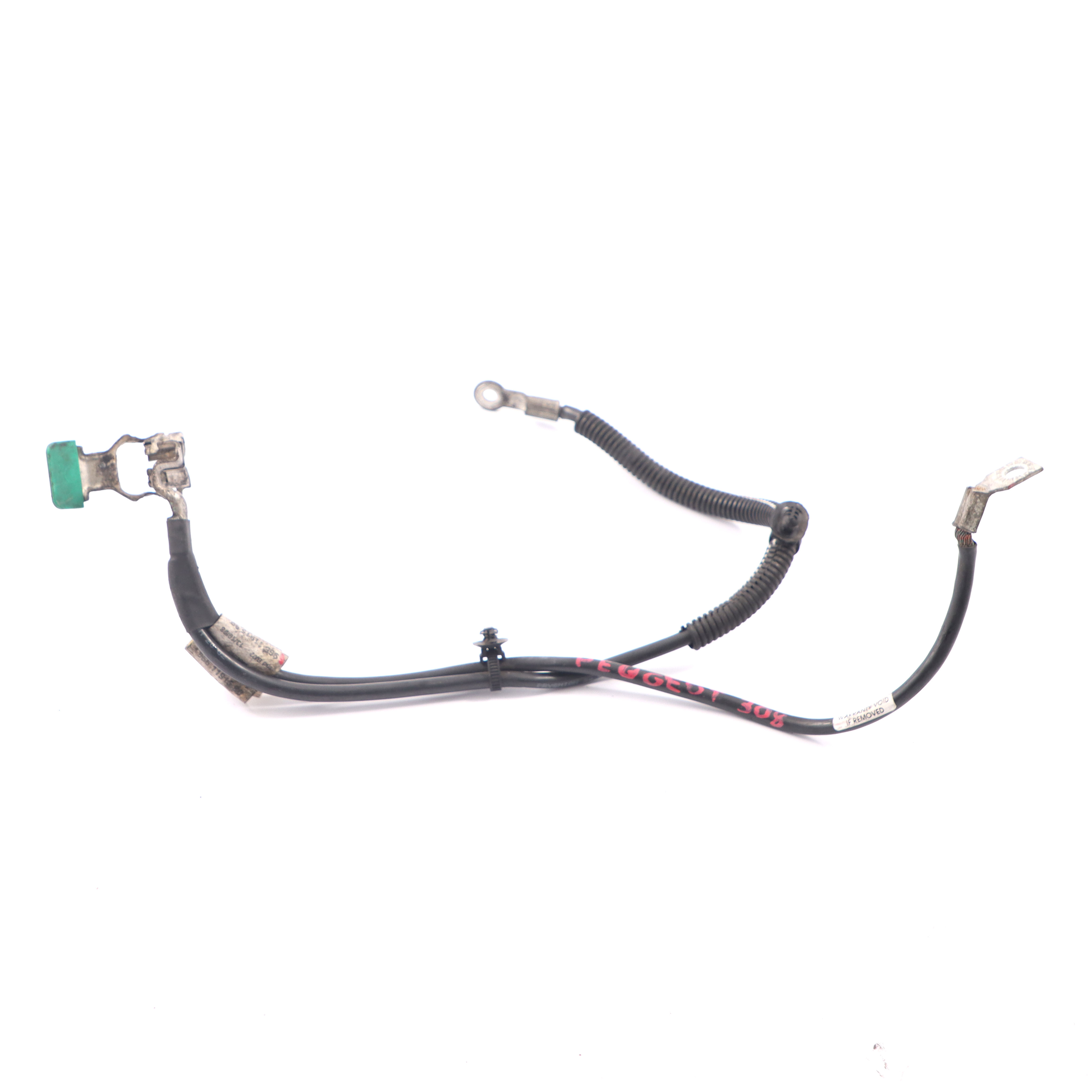 Peugeot 308 Citroen Berlingo Negative Battery Terminal Cable Wiring 9661191580