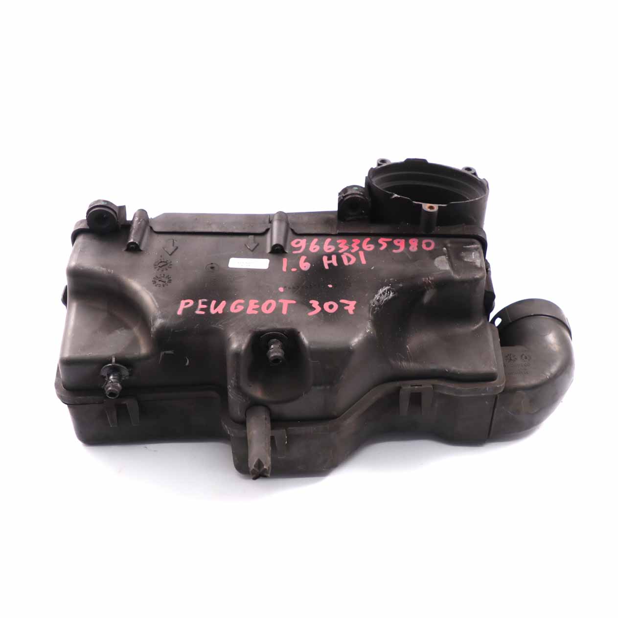 Peugeot 307 1.6 HDI Intake Silencer Air Filter Muffler Box Housing 9663365980