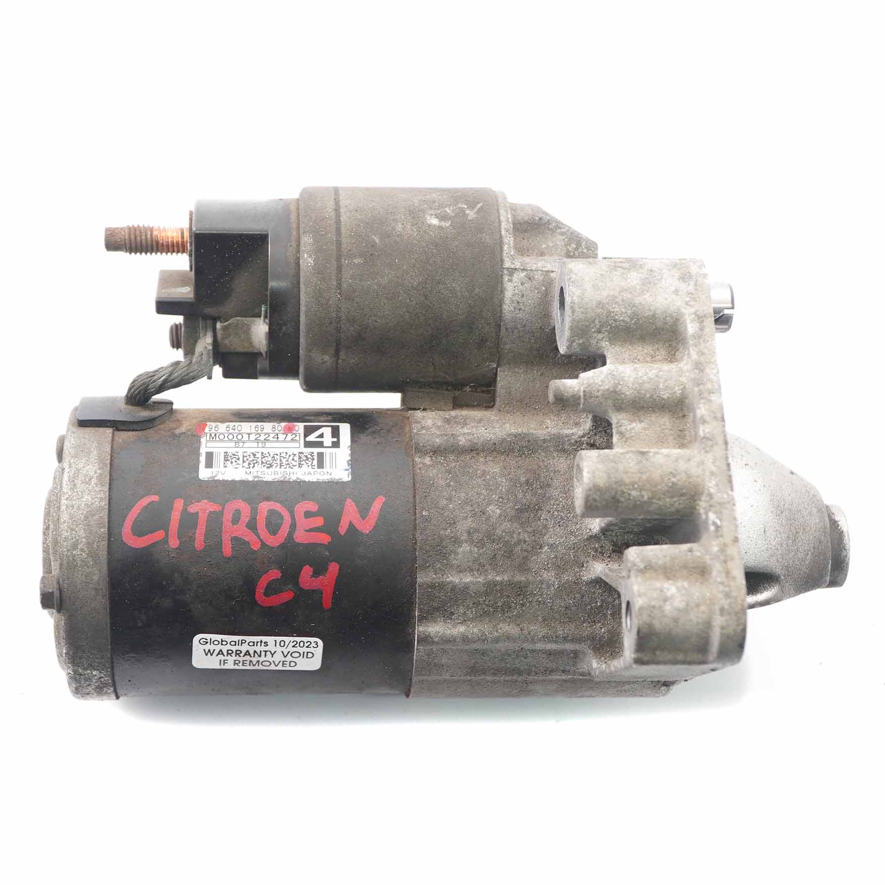 Citroen C4 Starter Motor Diesel Engine HDI Actuator Unit 9664016980