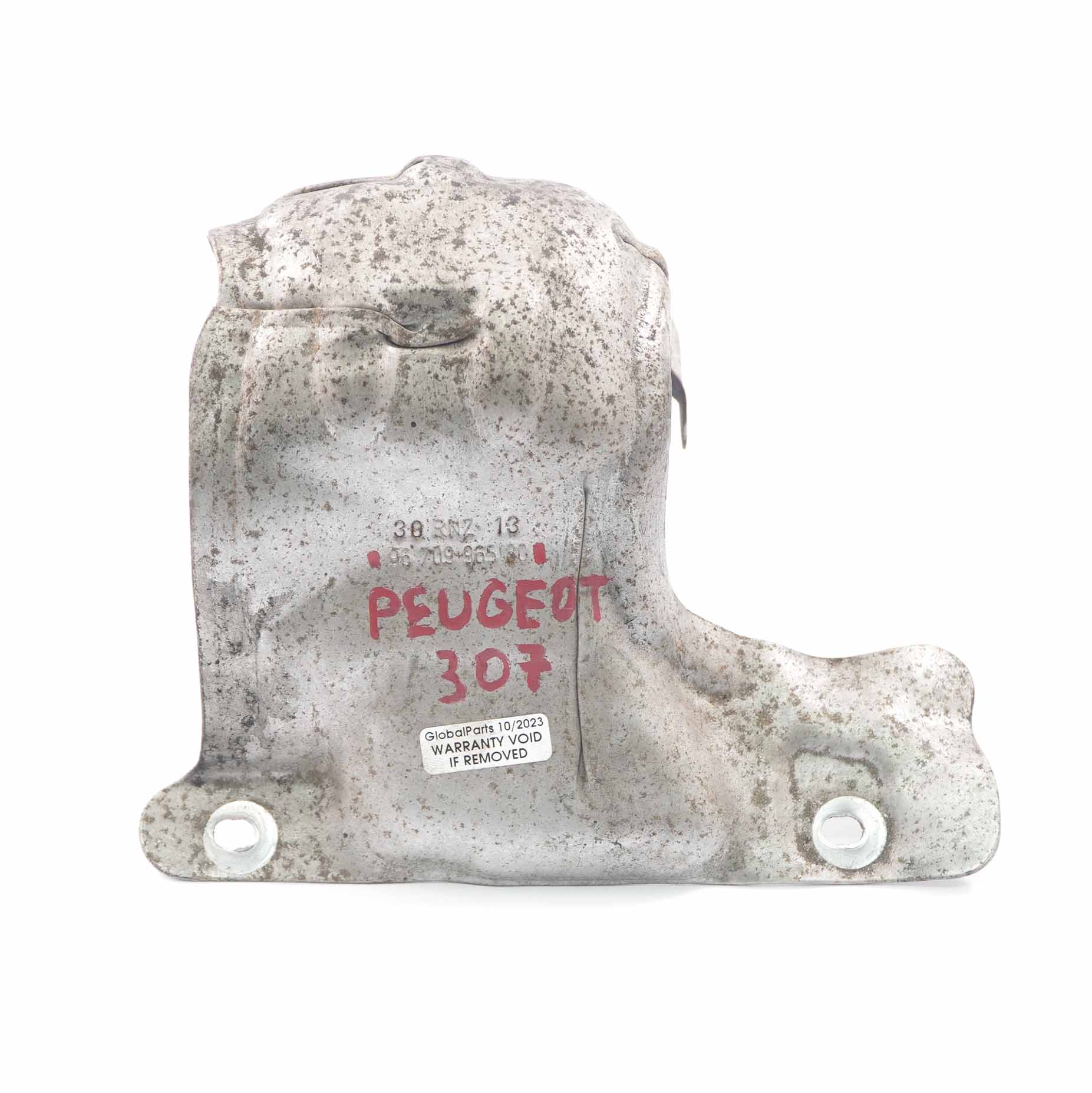 Peugeot 307 Diesel Placa calefactora del colector del turbocompresor 9670996580