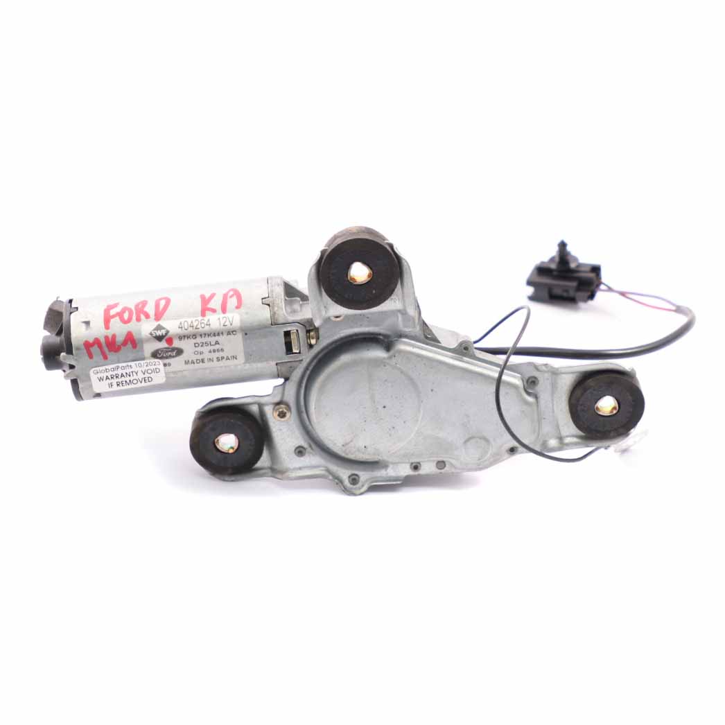 Ford Ka MK1 Heck Scheibenwischer Motor Fenster Heckklappe 97KG17K441AC