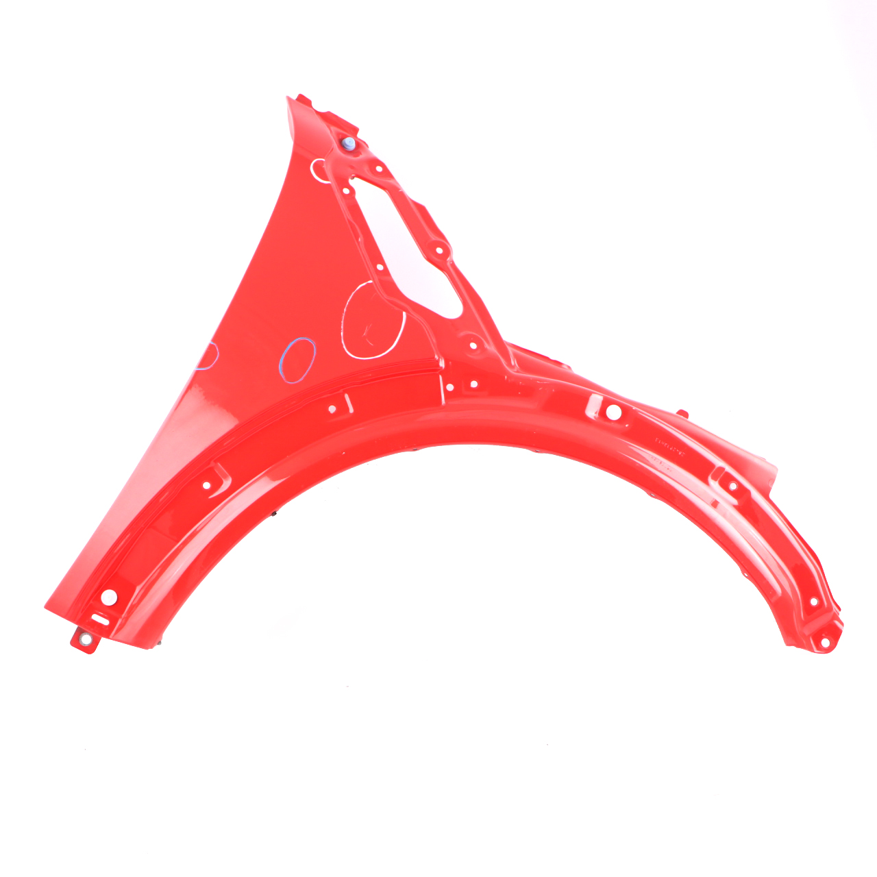 Fender Mini R60 R61 Side Panel Fender Front Right Wing O/S Pure Red - B16