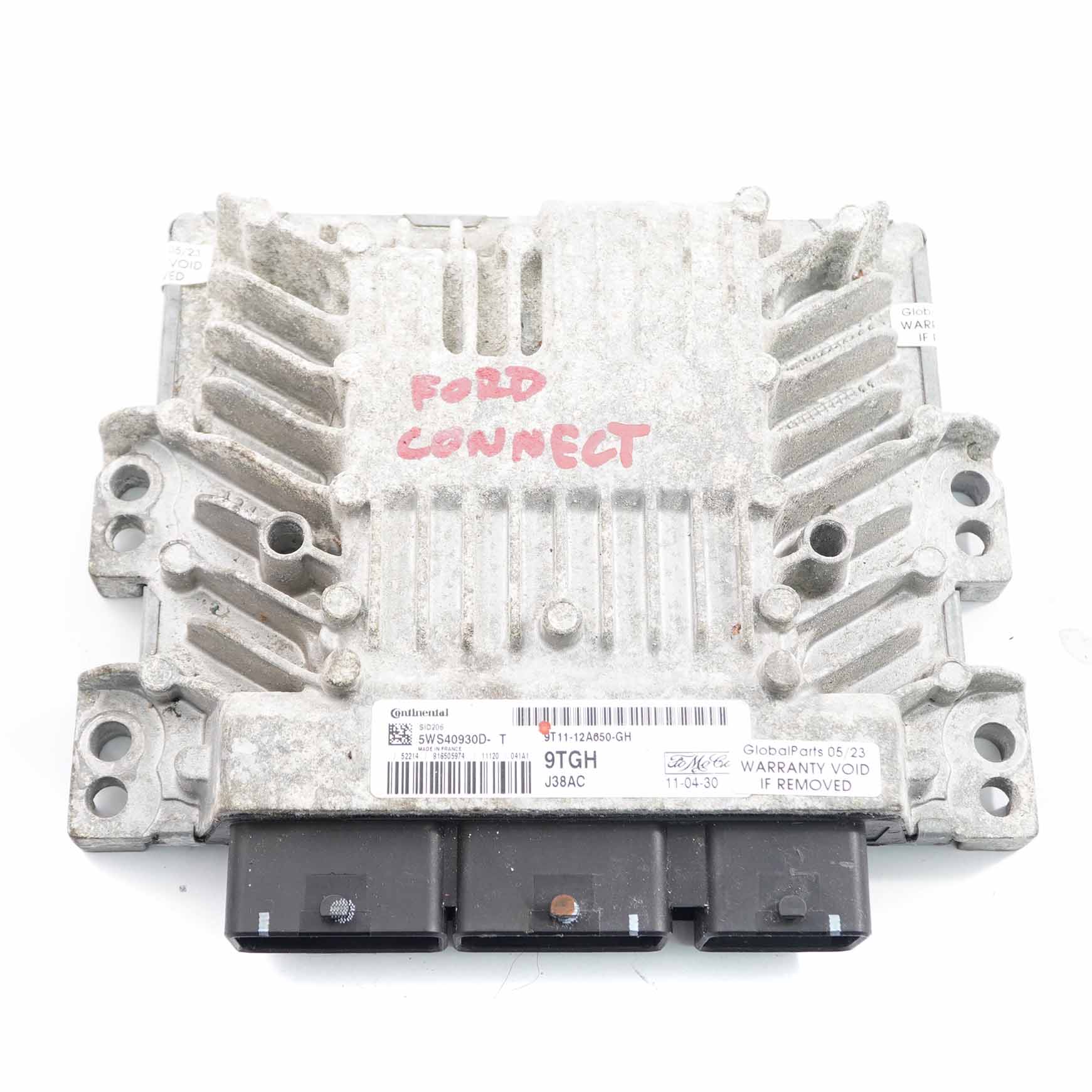 Ford Transit Connect Engine Control Unit ECU 9TGH Module 1.8 TDCi 9T11-12A650-GH