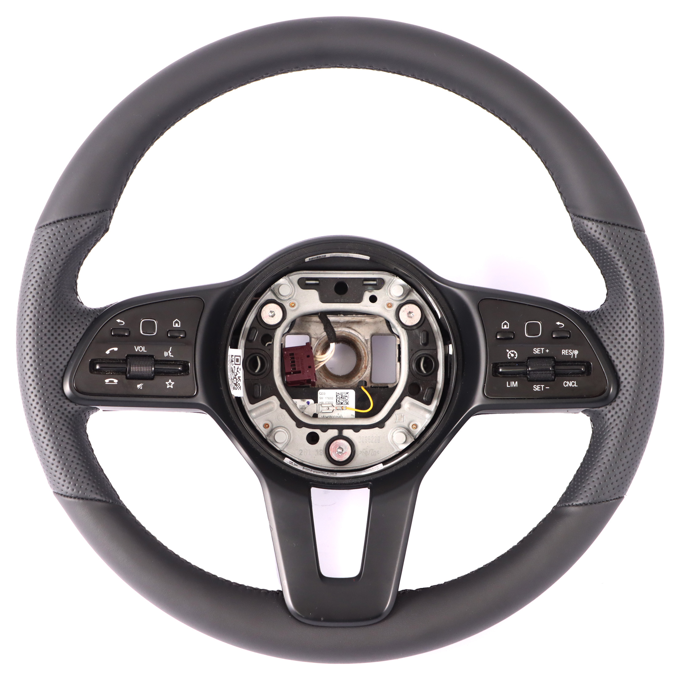 Steering Wheel Mercedes W177 W205 NEW Black Leather Multifunction A0040053699