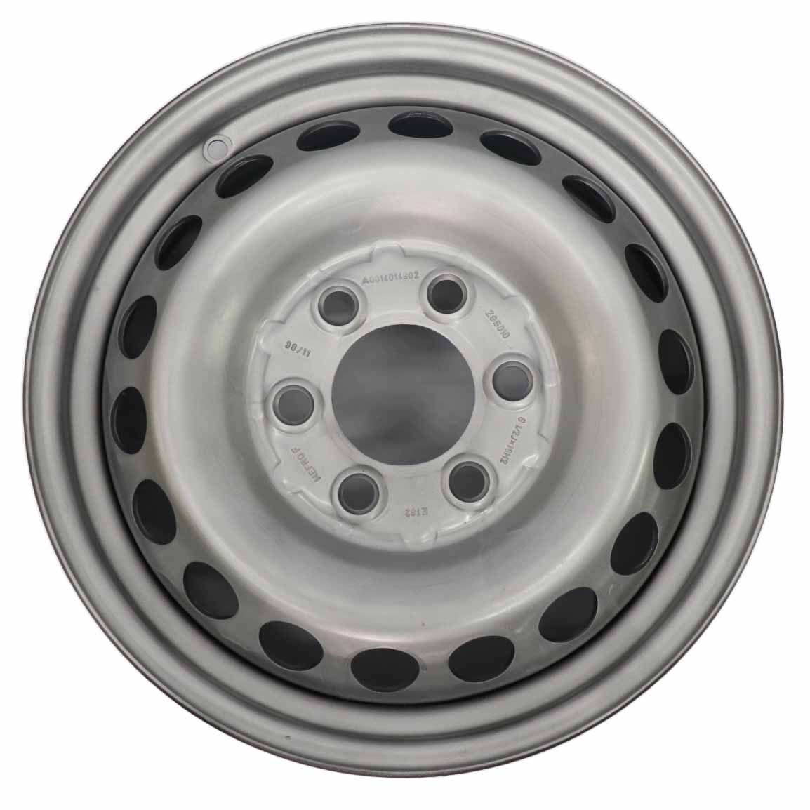 Mercedes Sprinter W906 Silver Steel Rim Wheel 16" 6,5J ET:62 A0014014802