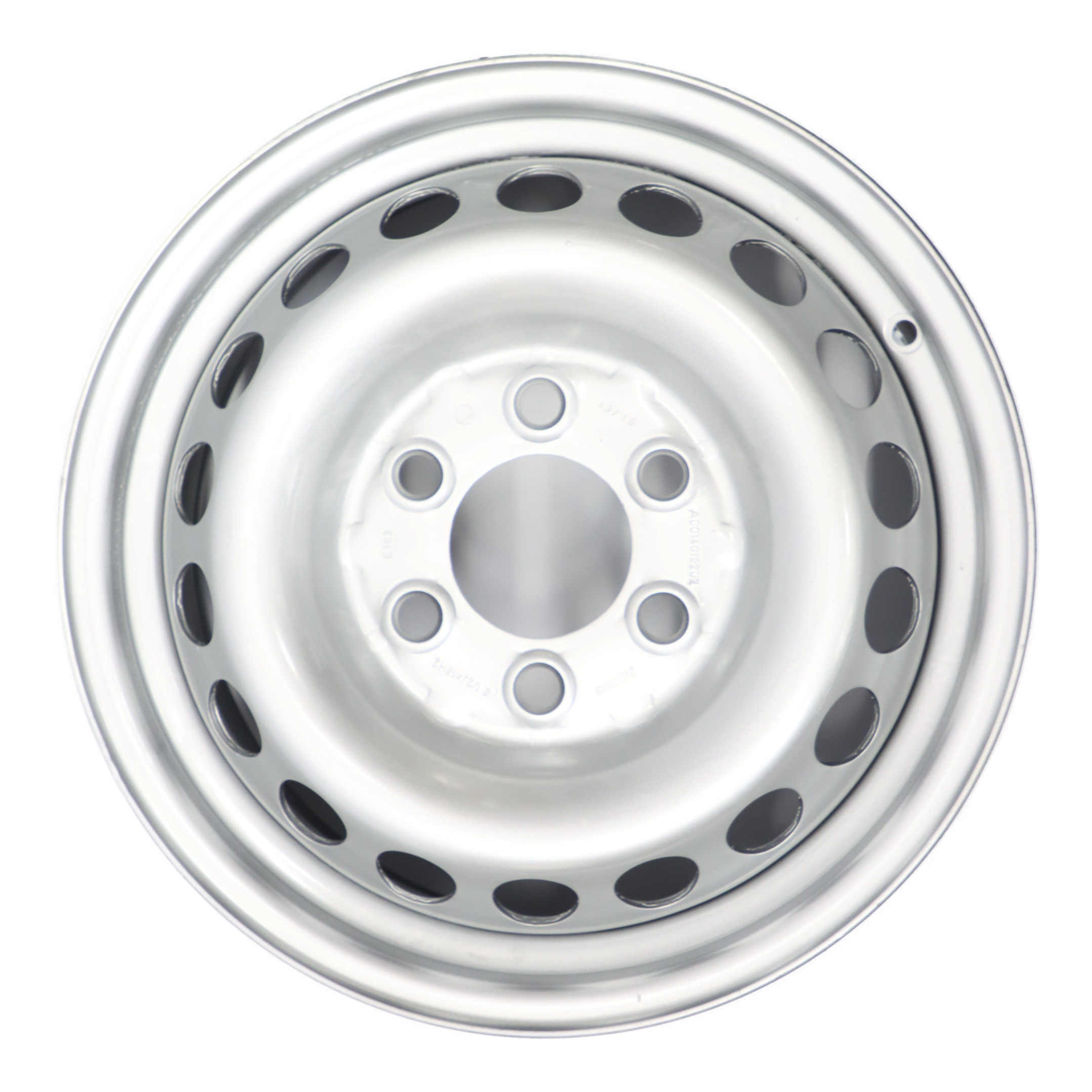 Mercedes Sprinter W906 W910 Silberne Stahl felge 16" 6,5J ET:62 A0014019202