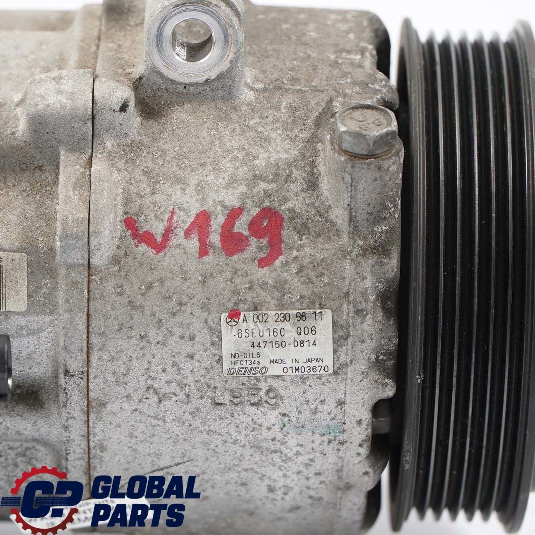 Mercedes-Benz A B W169 W245 48V Air Conditioning Compressor Pump A0022306811