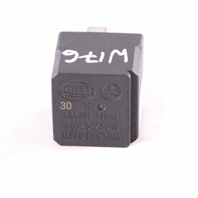 Relay Mercedes W176 W246 4-Pin Black Hella 12V A0025428019