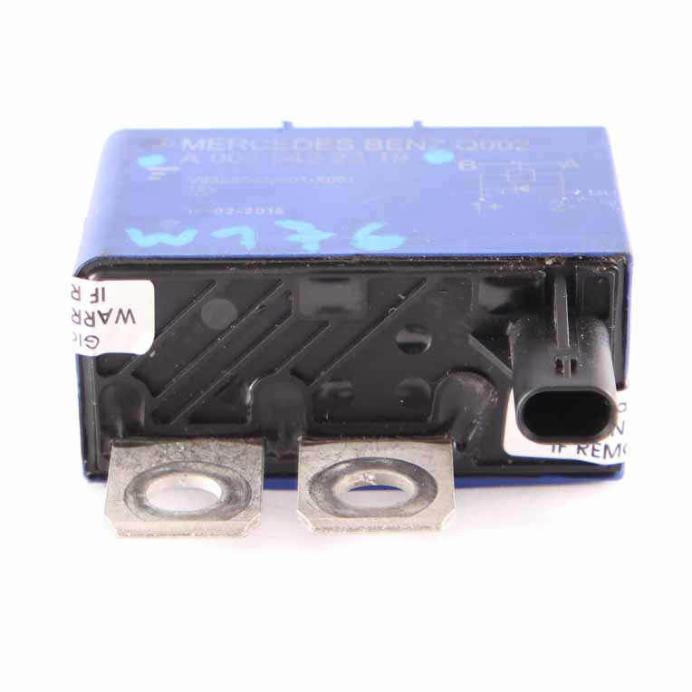 Mercedes W176 W246 Relay Battery Decoupling 12V A0035422319