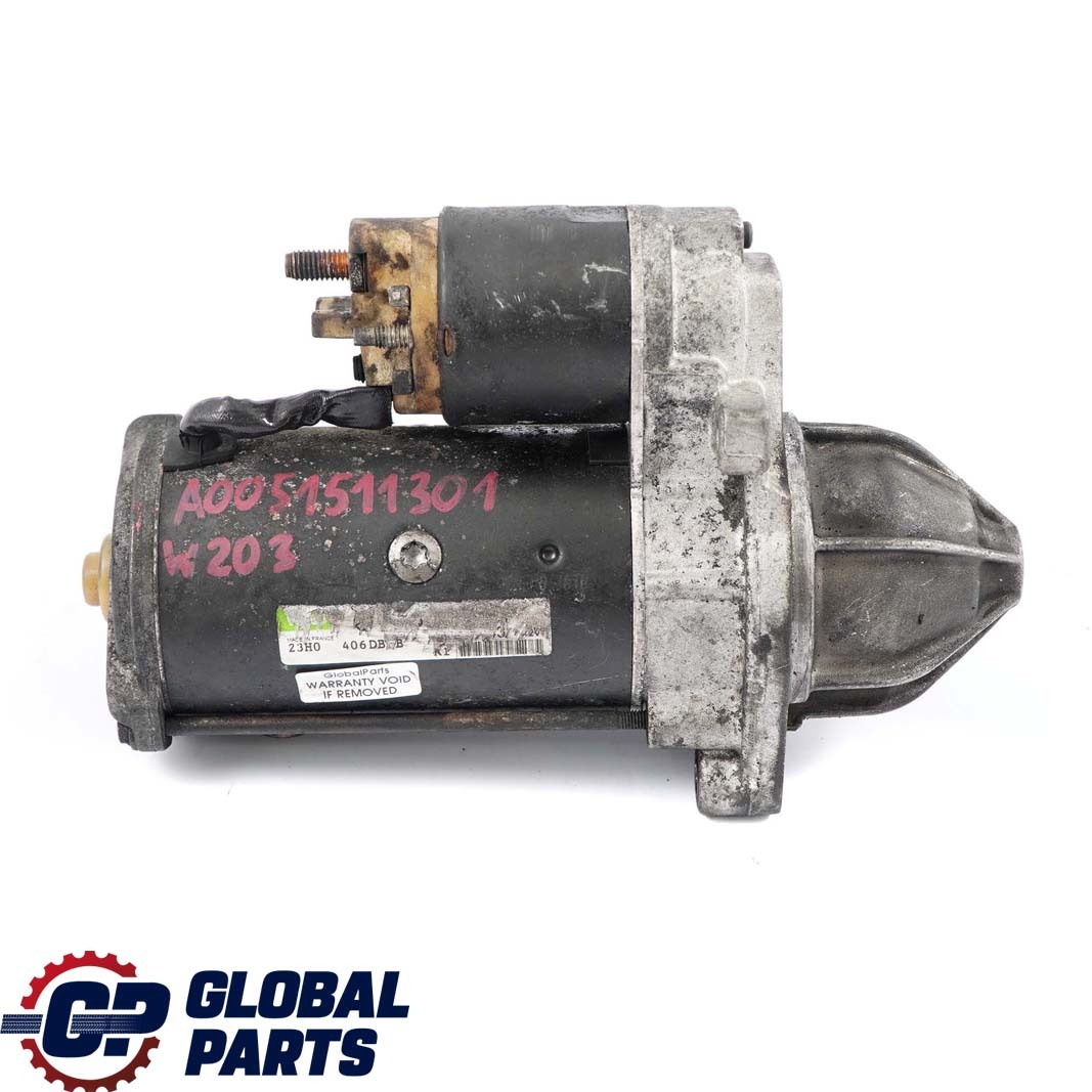 Mercedes W203 W211 Diesel Engine Starter Motor A0051511301