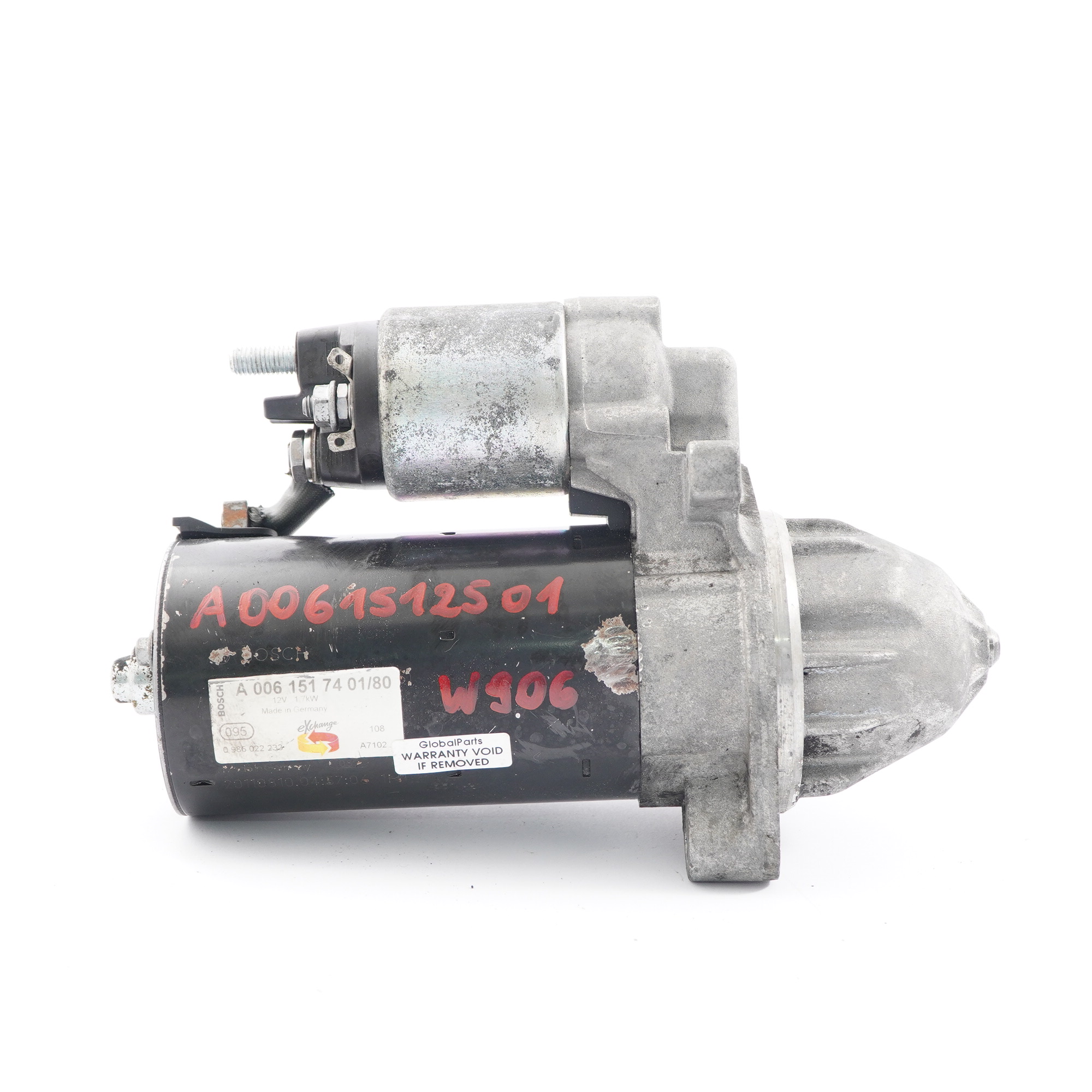 Mercedes W203 W204 Diesel Engine Starter Motor A0061512501