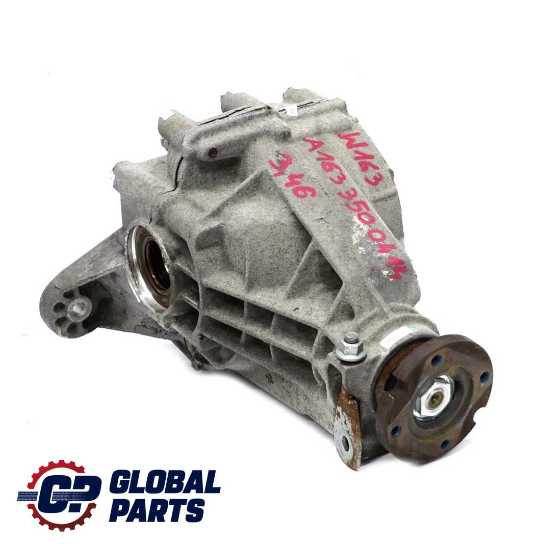 Mercedes-Benz ML W163 Rear Differential Diff 3,46 Ratio A1633500414 WARRANTY