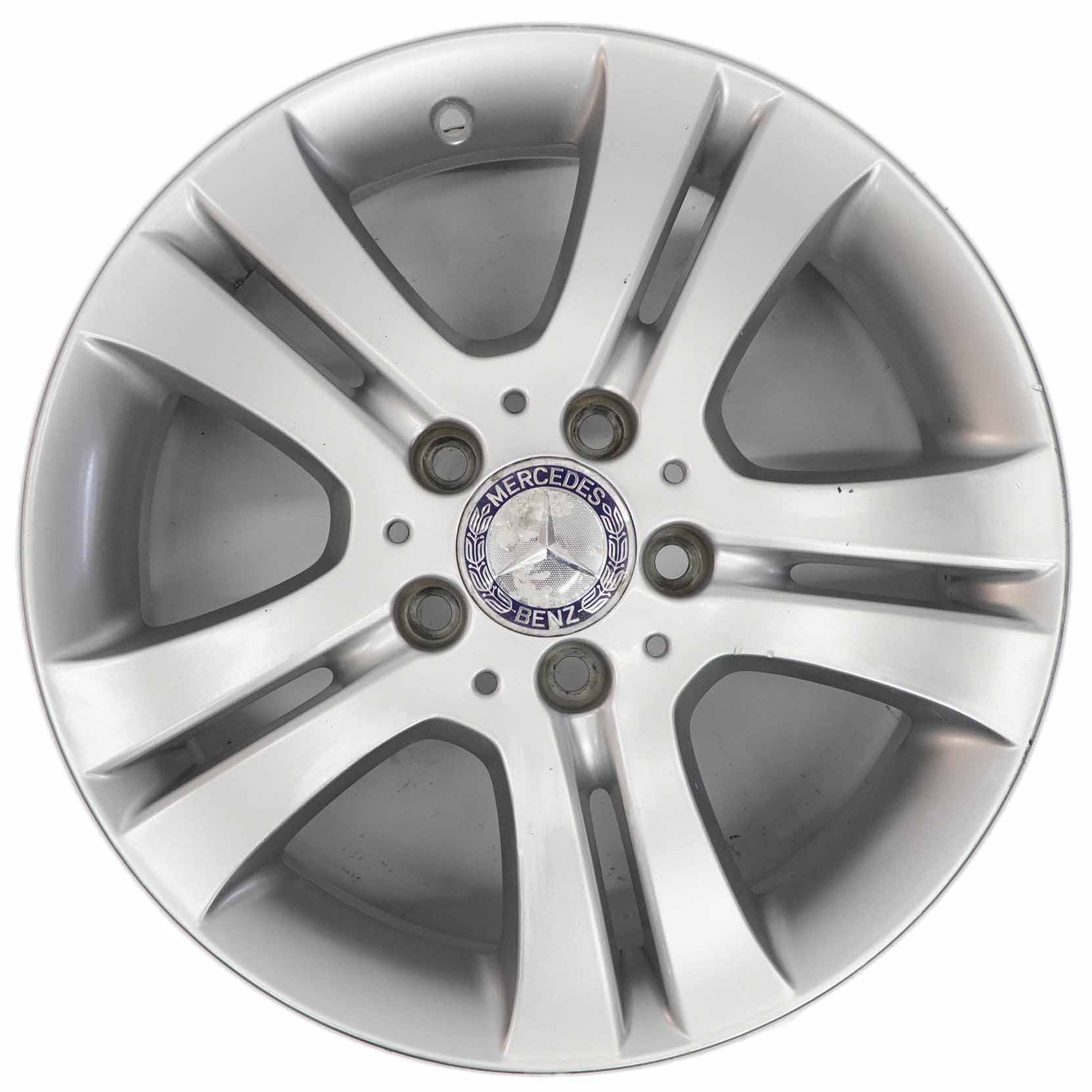 Mercedes W245 Silberne Leichtmetall felge 16" ET:46 6J A1694010202