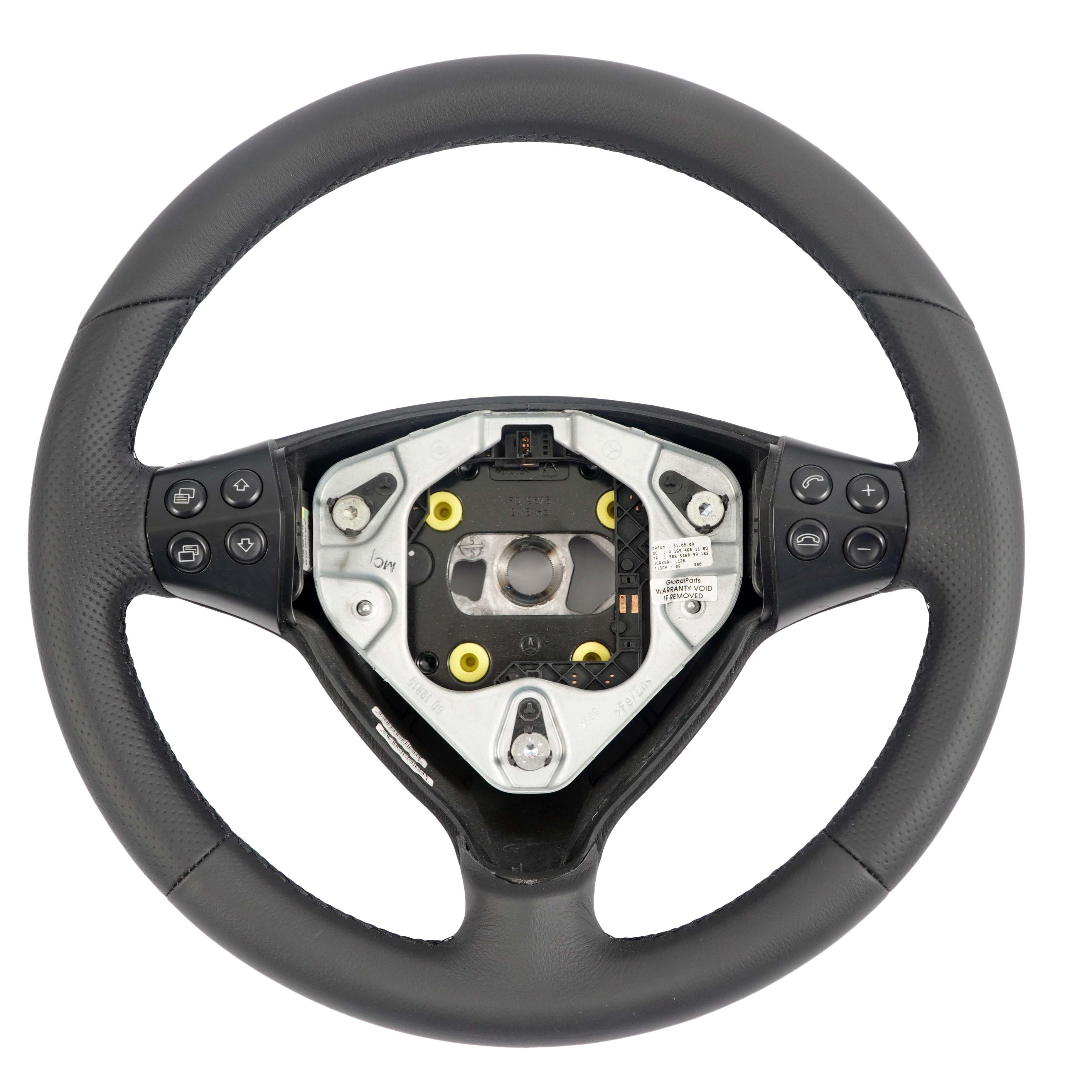 Steering Wheel W169 Mercedes-Benz A-Class NEW Black Leather with Black Threads