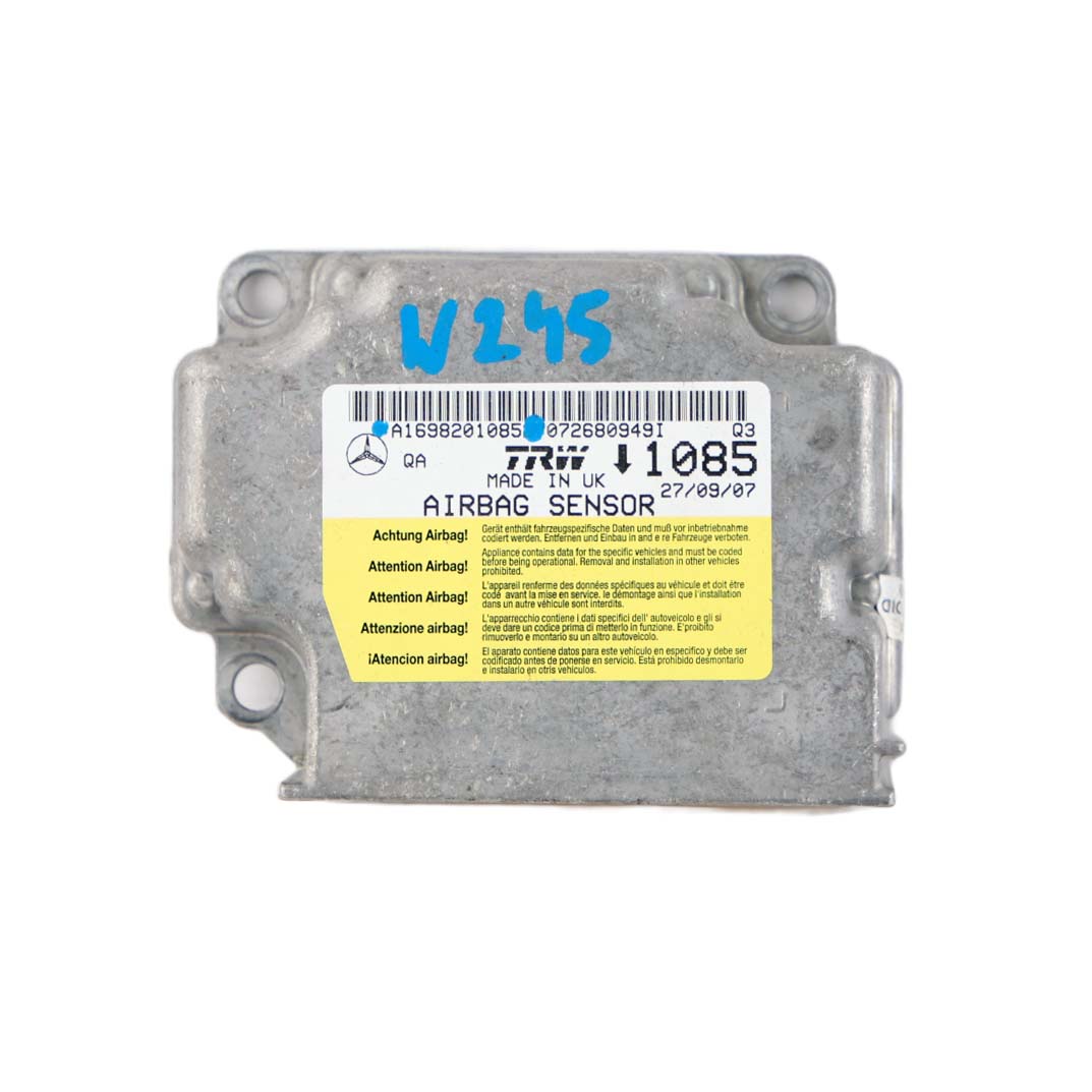 Mercedes W245 ECU Steuergerät Sensor Luft Modul A1698201085