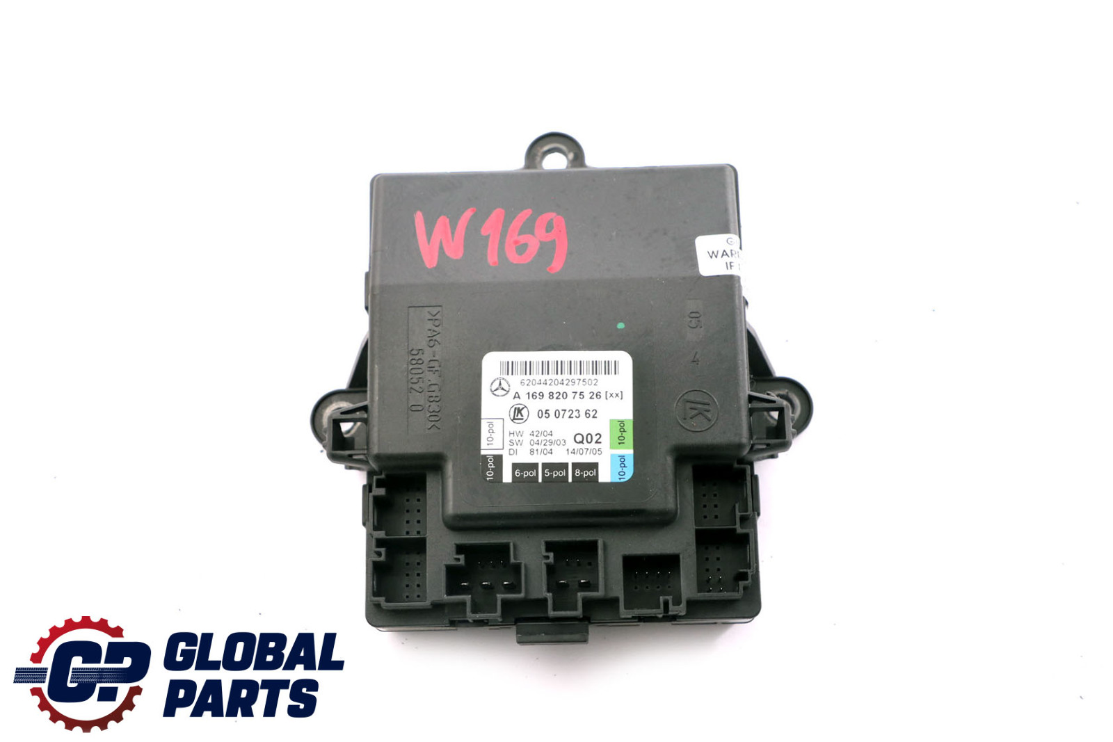 Mercedes W169 W245 Unidad de control de la puerta trasera izquierda A1698207526