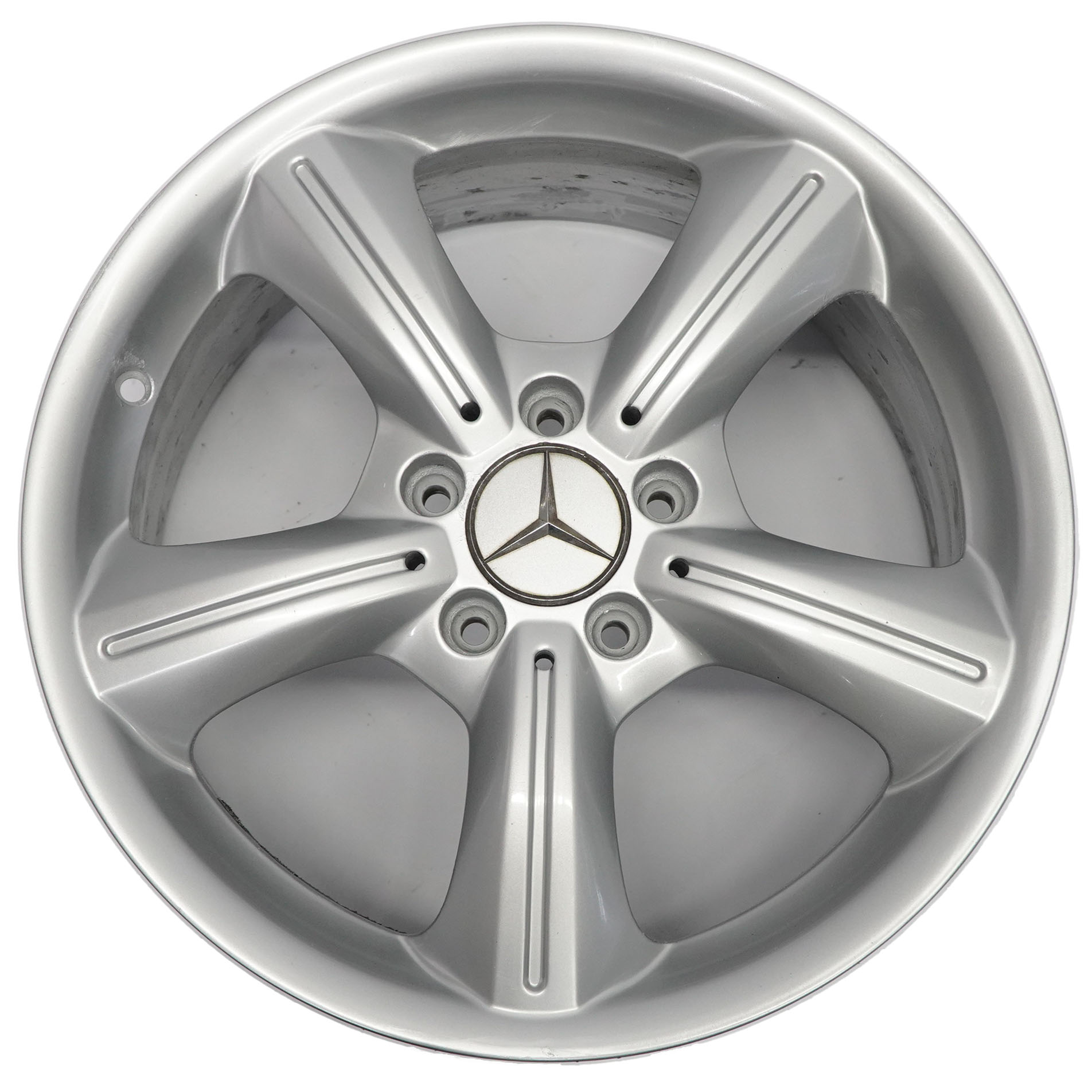 Mercedes SLK R171 Silberne Leicht metall felge 17" 7,5J ET:36 A1714011202