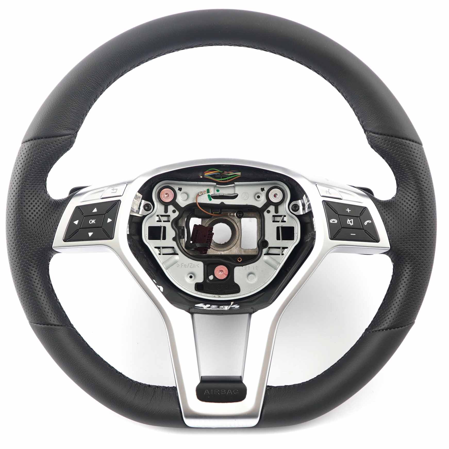 Steering Wheel Mercedes W204 W212 AMG Sport NEW Black Leather Sport Paddle Shift