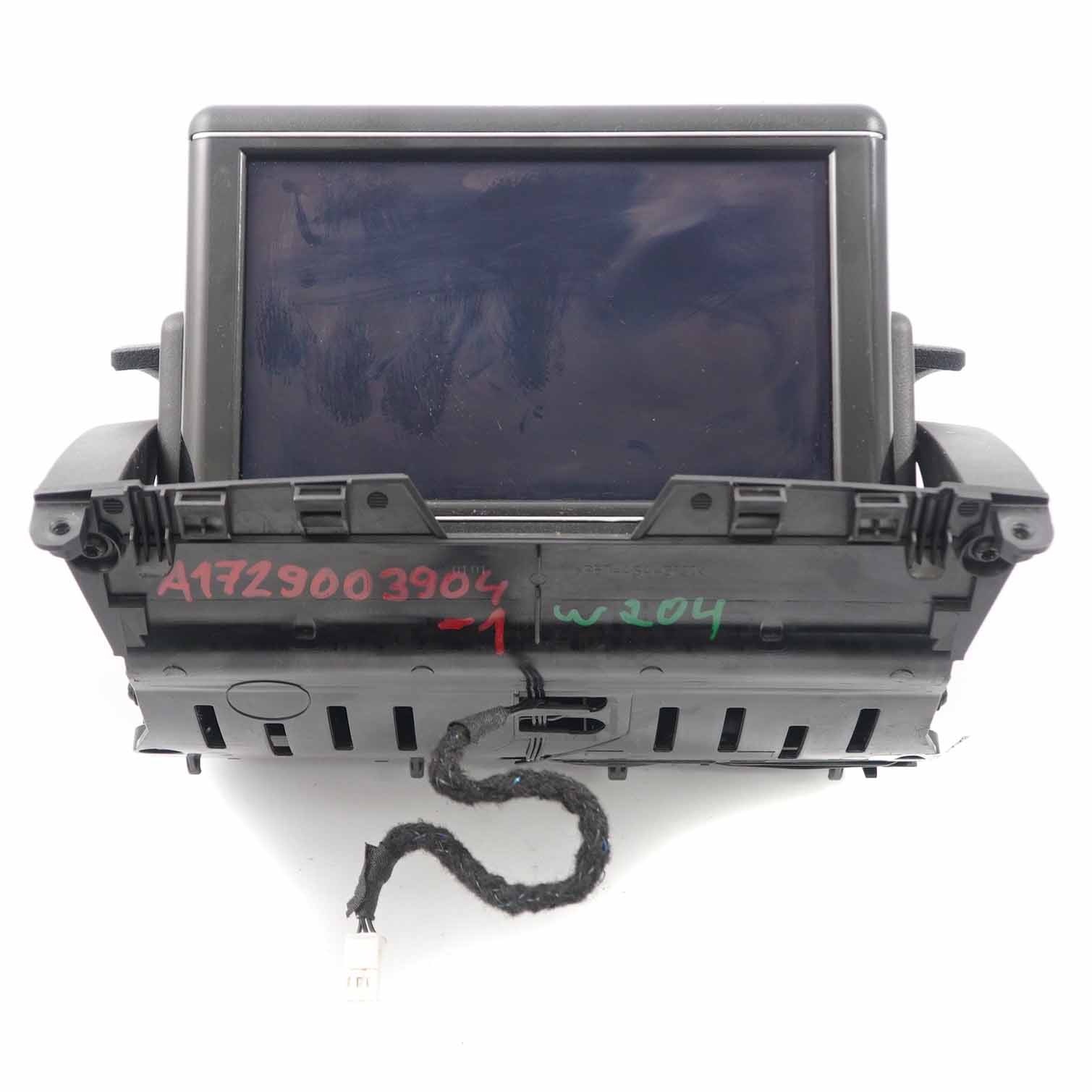 Displayanzeige Mercedes W204 Information Navigation Armaturenbrett A1729003904