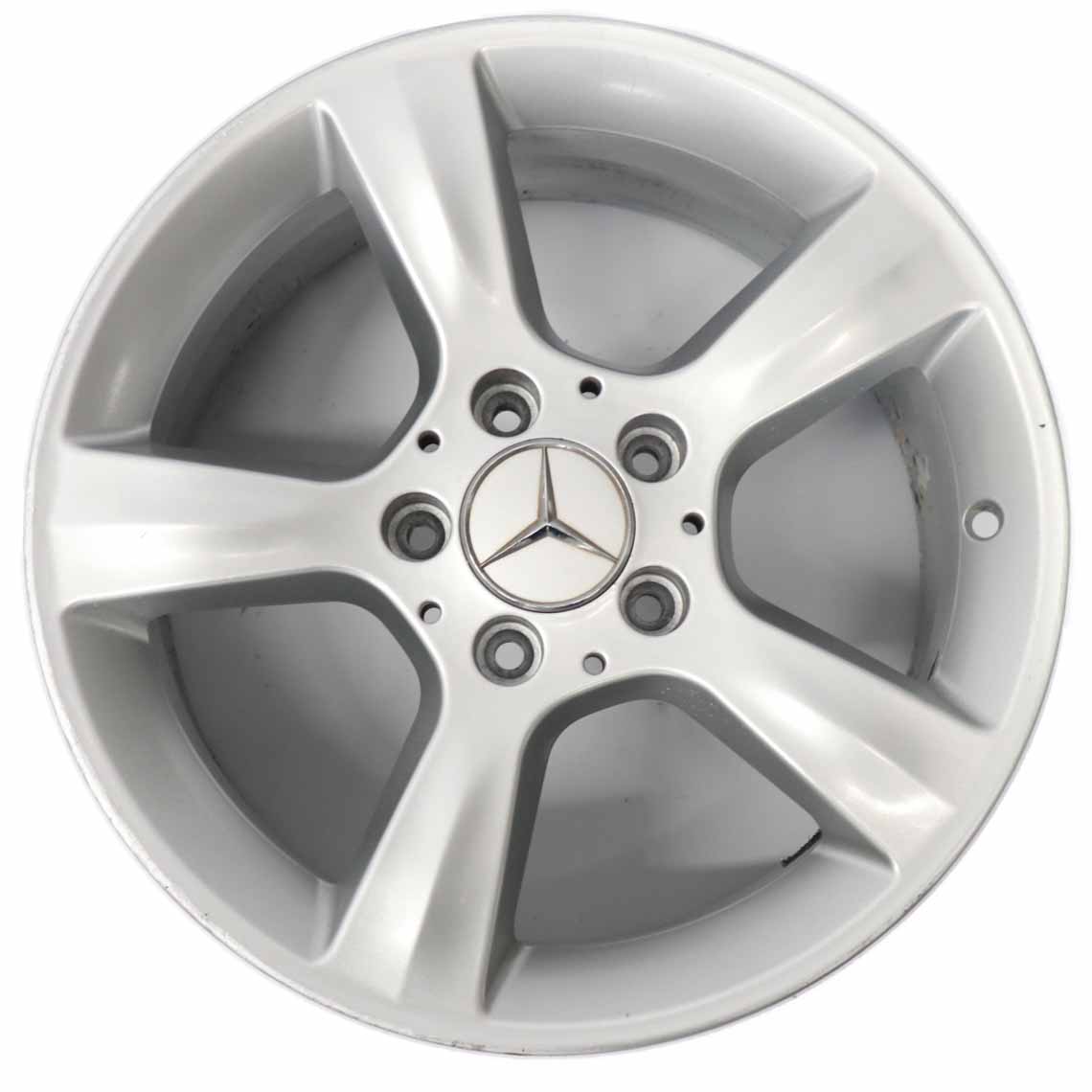 Mercedes W203 Silberne Leichtmetallfelge 5 Speichen 16" ET:32 8J A2034013102