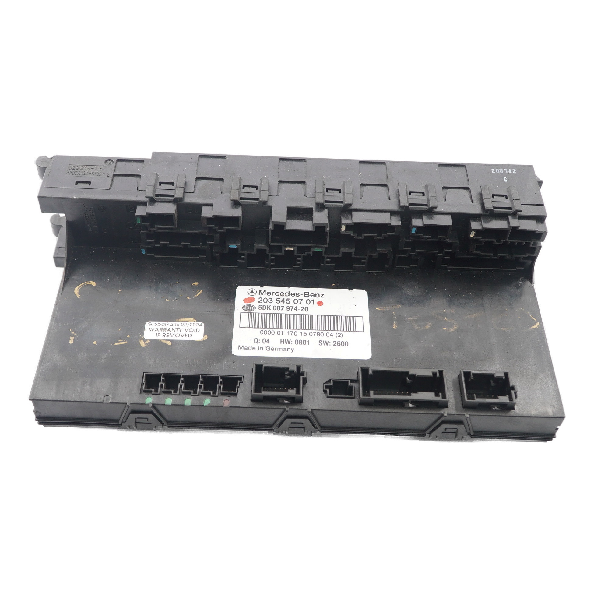 Mercedes W203 Fuse Box Rear SAM Module Relay Control Unit A2035450701