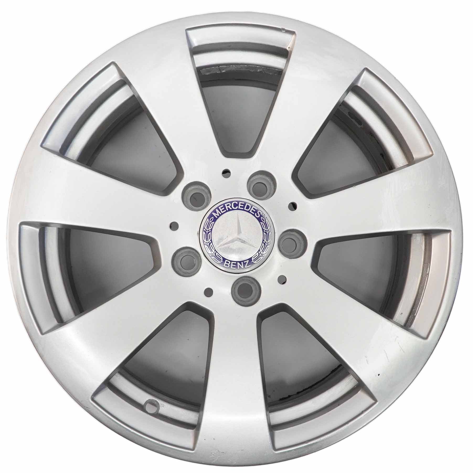 Mercedes W204 Silber 7-Loch Leichtmetallfelge 16" ET:43 7J A2044011102