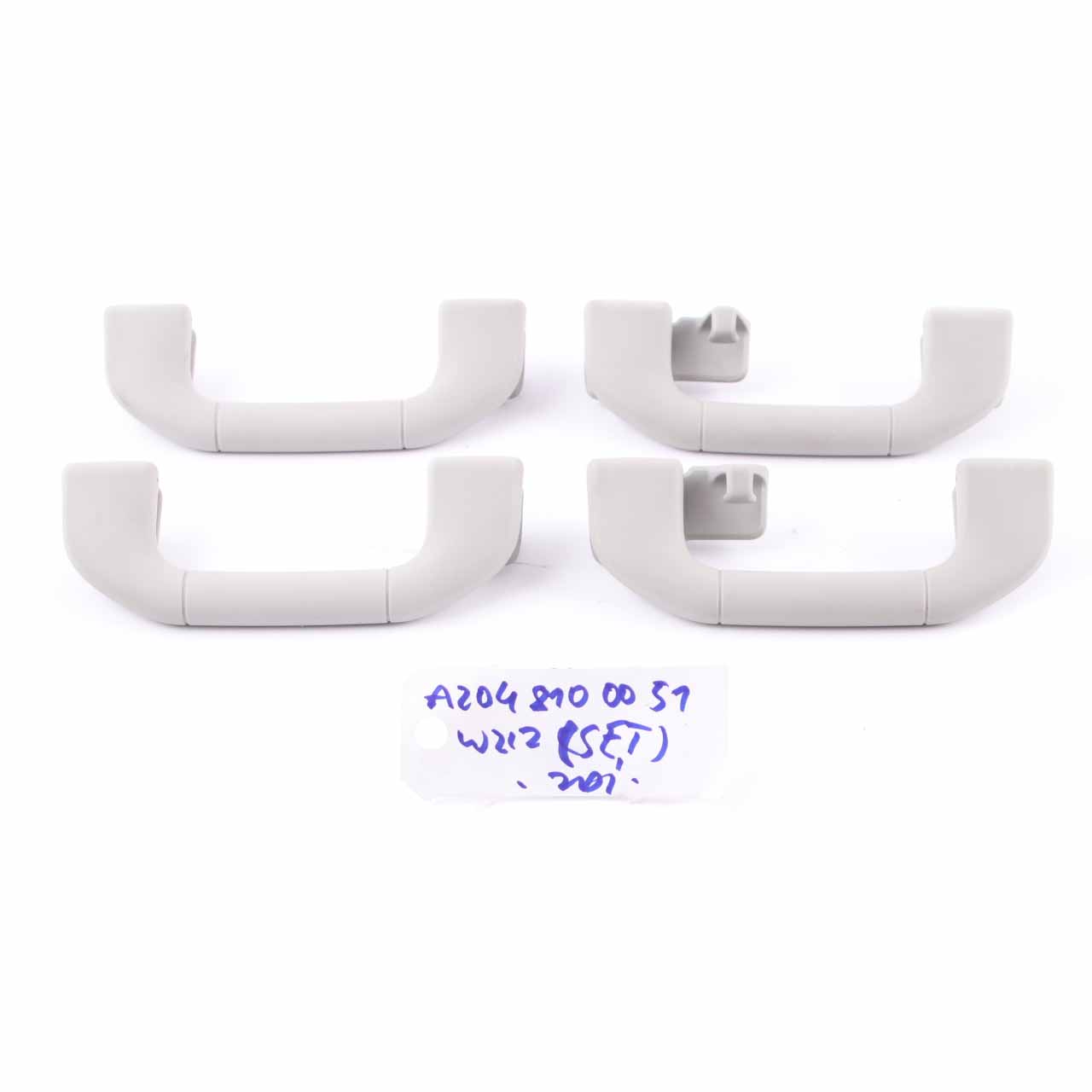 Roof Grab Mercedes W204 W212 Handle Front Rear Left Right N/O/S Set Grey