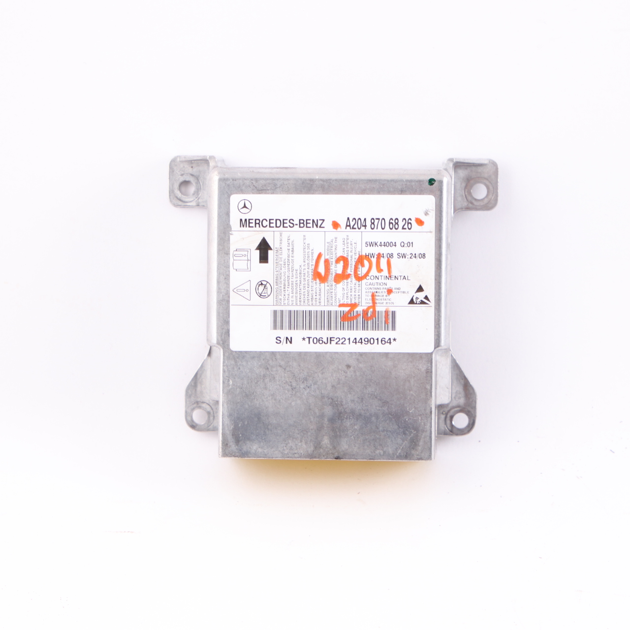 Mercedes W204 ECU Steuergerät Sensor Modul Airbag A2048706826