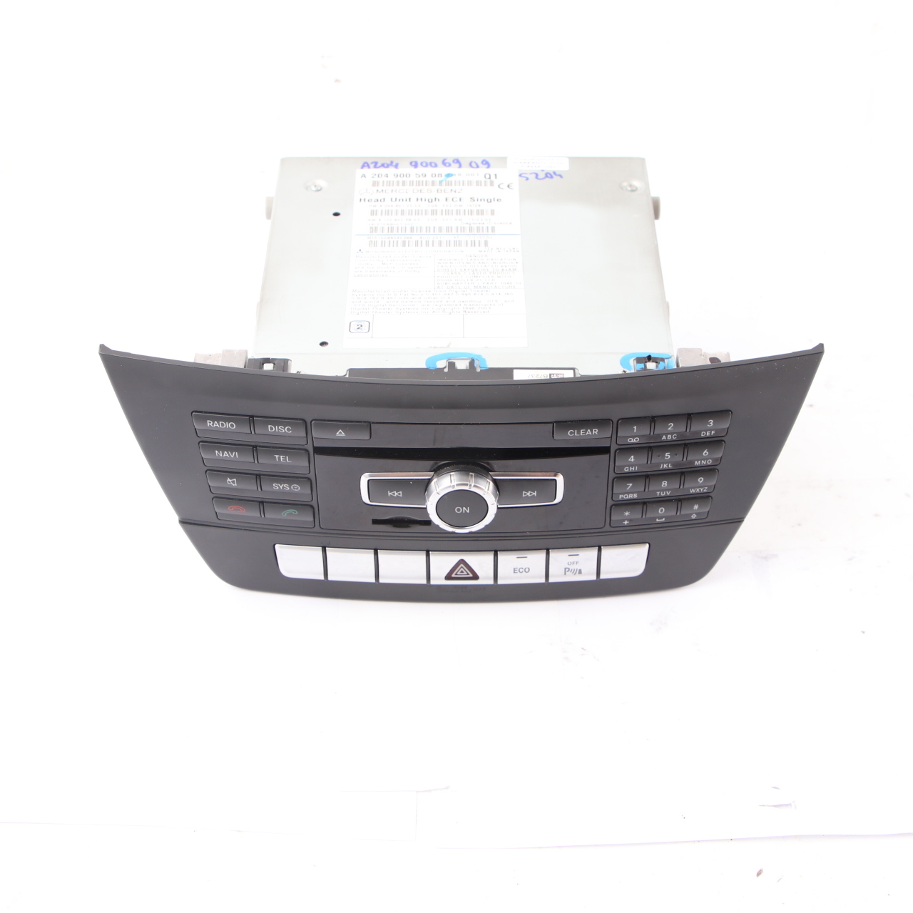 Mercedes W204 Navigation CD Spieler COMAND Radio Sat Nav Hauptgerät A2049005908