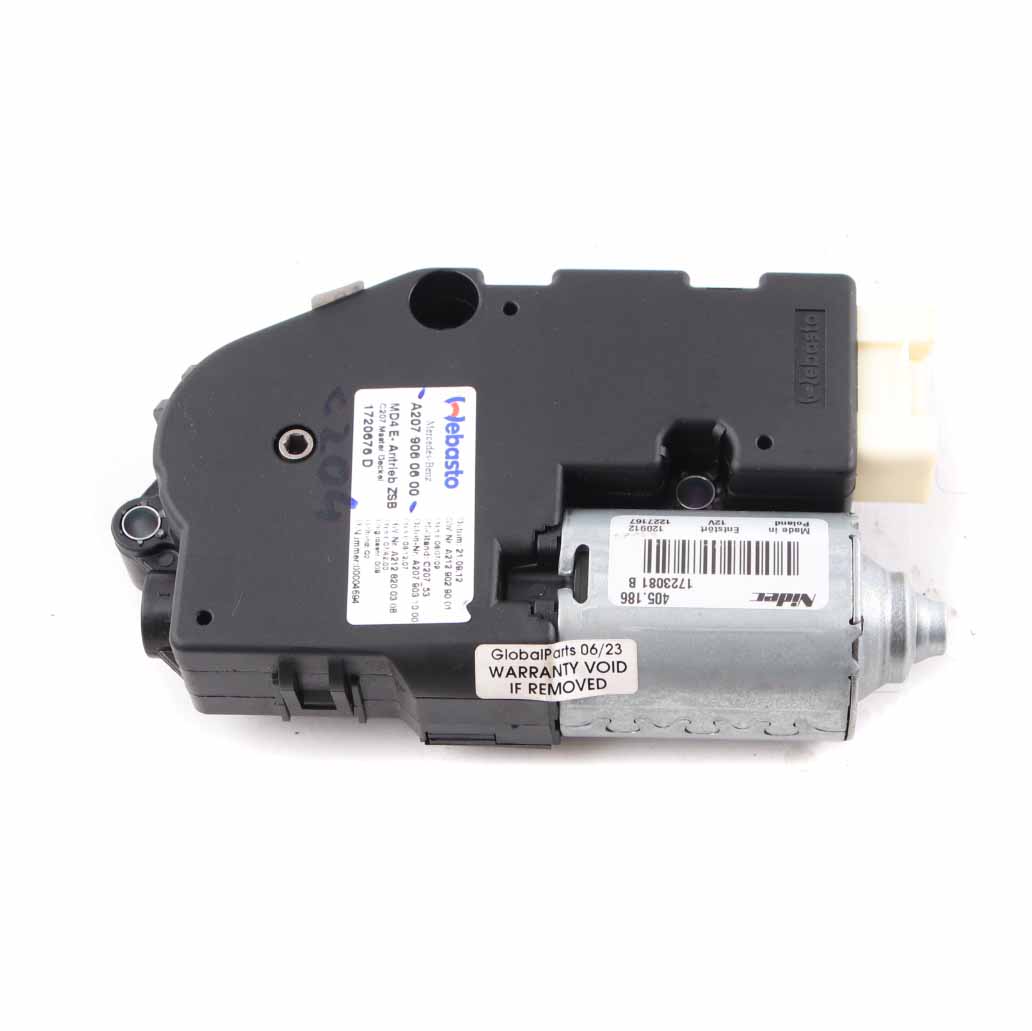 Sunroof Drive Mercedes W204 W207 Coupe Sun Roof Motor Actuator Unit A2079060600