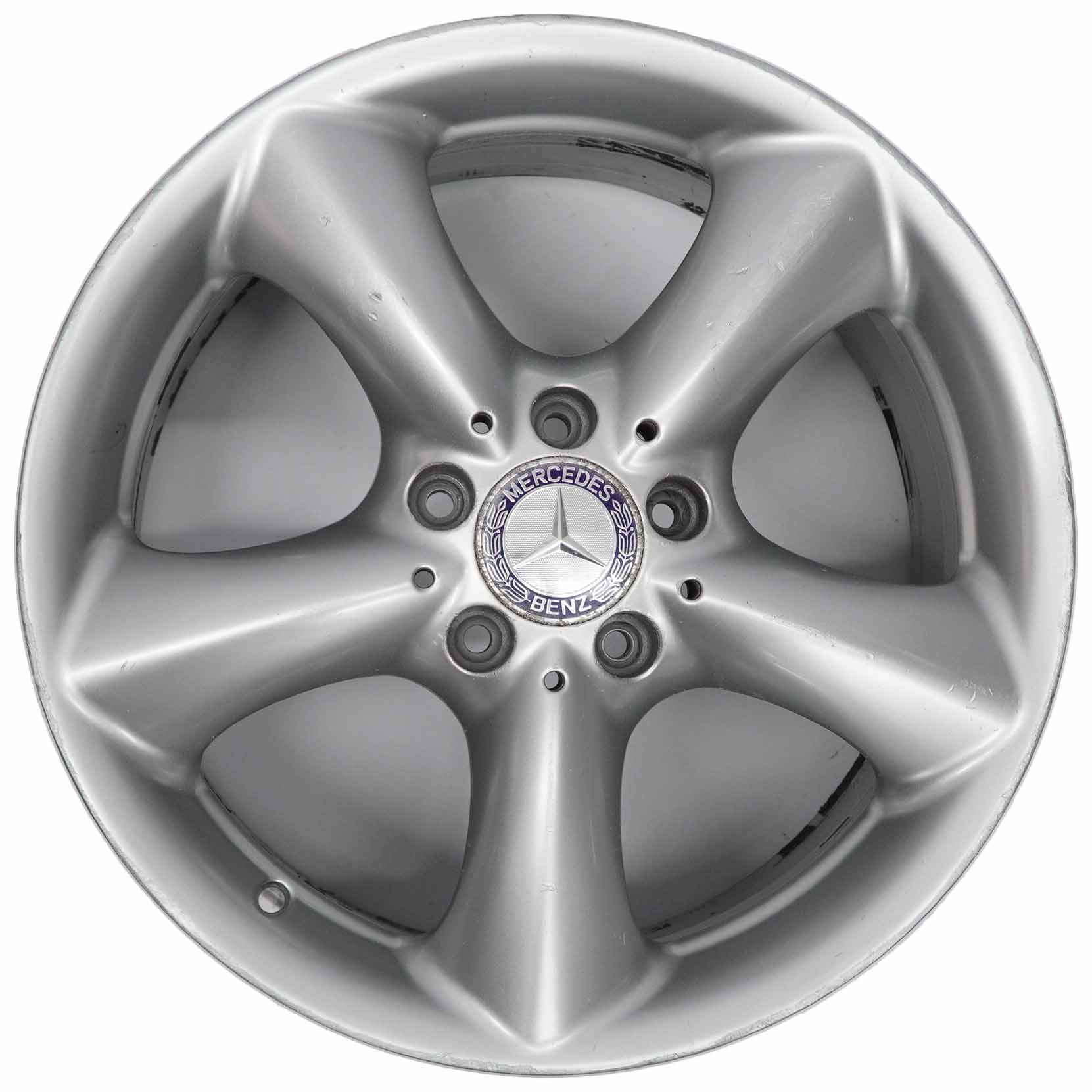 Mercedes CLK W209 Silberne Leichtmetall felge hinten 17" ET:30 7,5J A2094010602