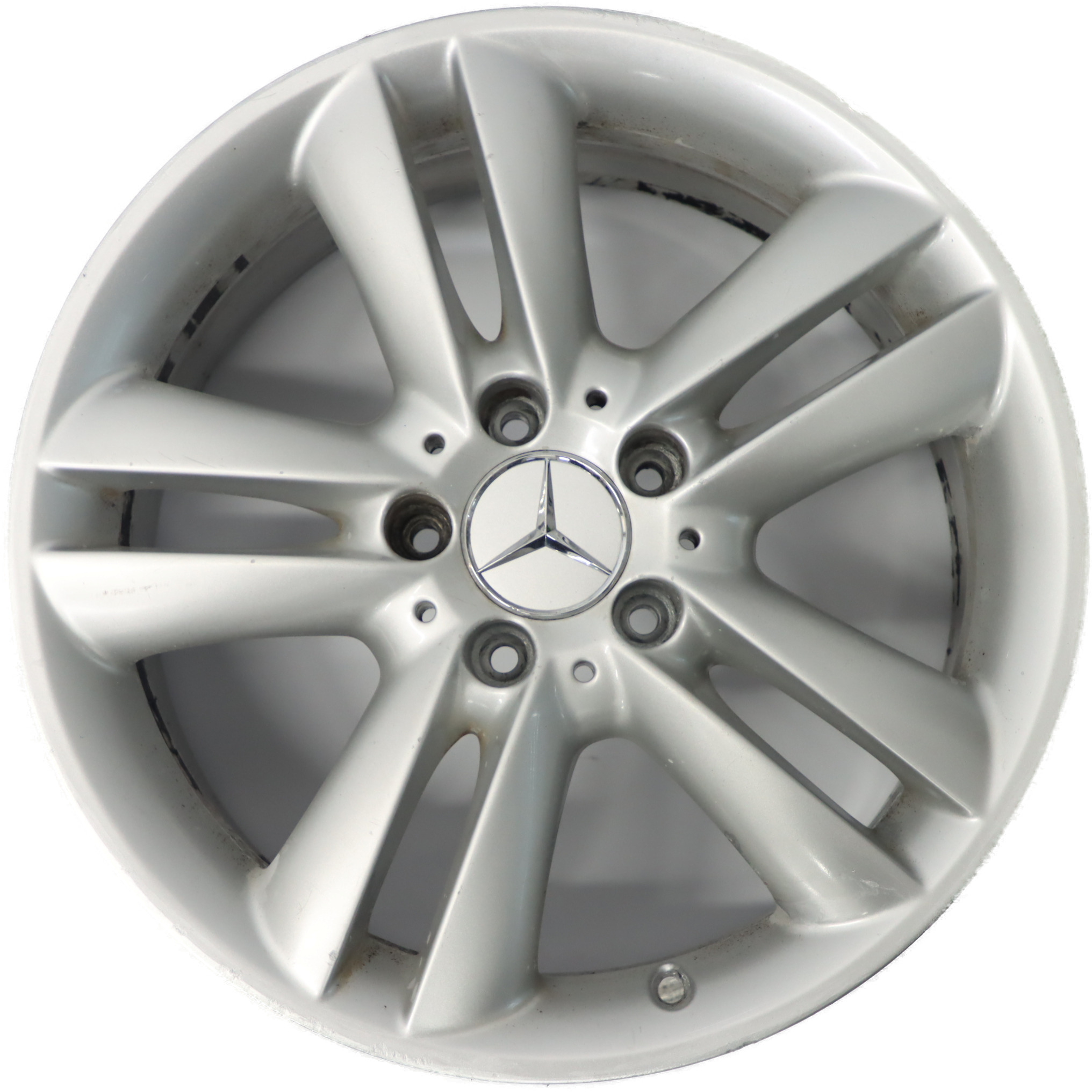 Mercedes C209 Silberne Leicht metall felge 17" 7.5J ET:36 A2094014102