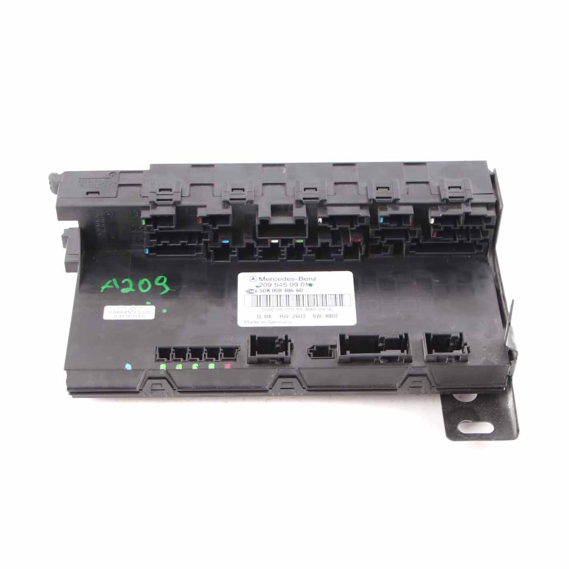 Mercedes CLK W209 Convertible Fuse Box Rear SAM Module Control Unit A2095450901