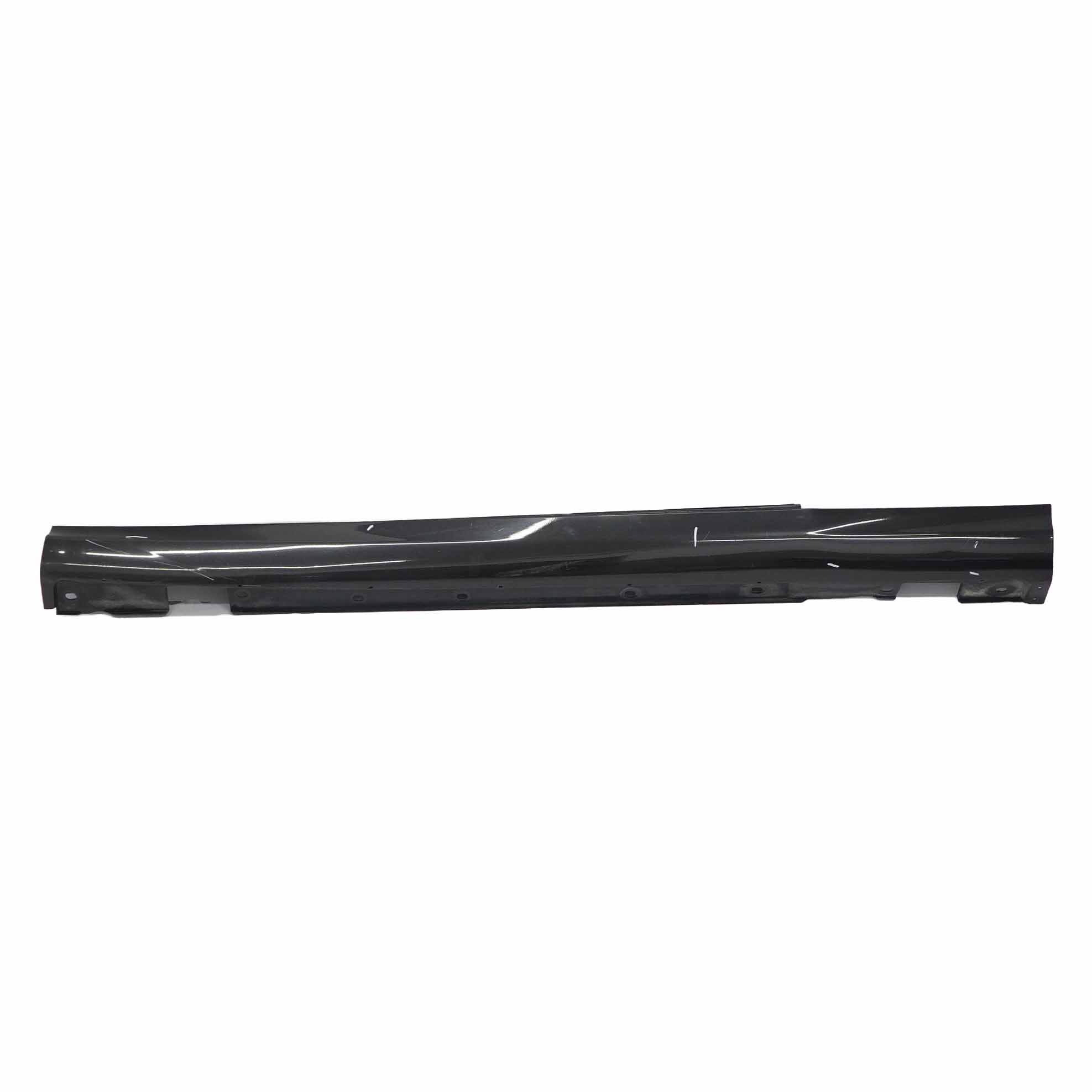 Mercedes CLK C209 Side Skirt Door Sill Cover Left N/S Obsidian Black - 197