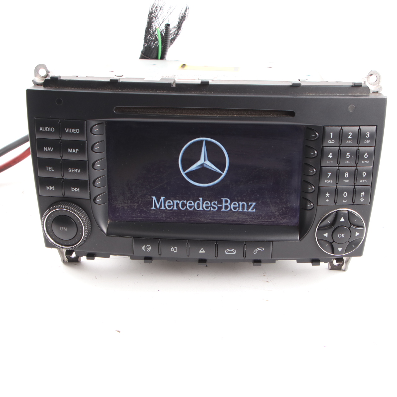 Mercedes W209 Radio Head Unit  Media Player Navigation Screen A2098205489